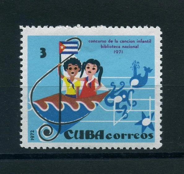 Küba, 1972, Çocuk Şarkıları Yarışması [Mi.Nr:CU 1780]