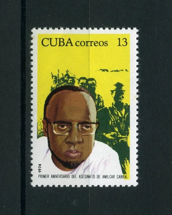Küba, 1974, Gine-Bissau Gerilla Lideri Amilcar Cabral'ın Ölümünün 1. Yıldönümü [Mi.Nr:CU 1938]