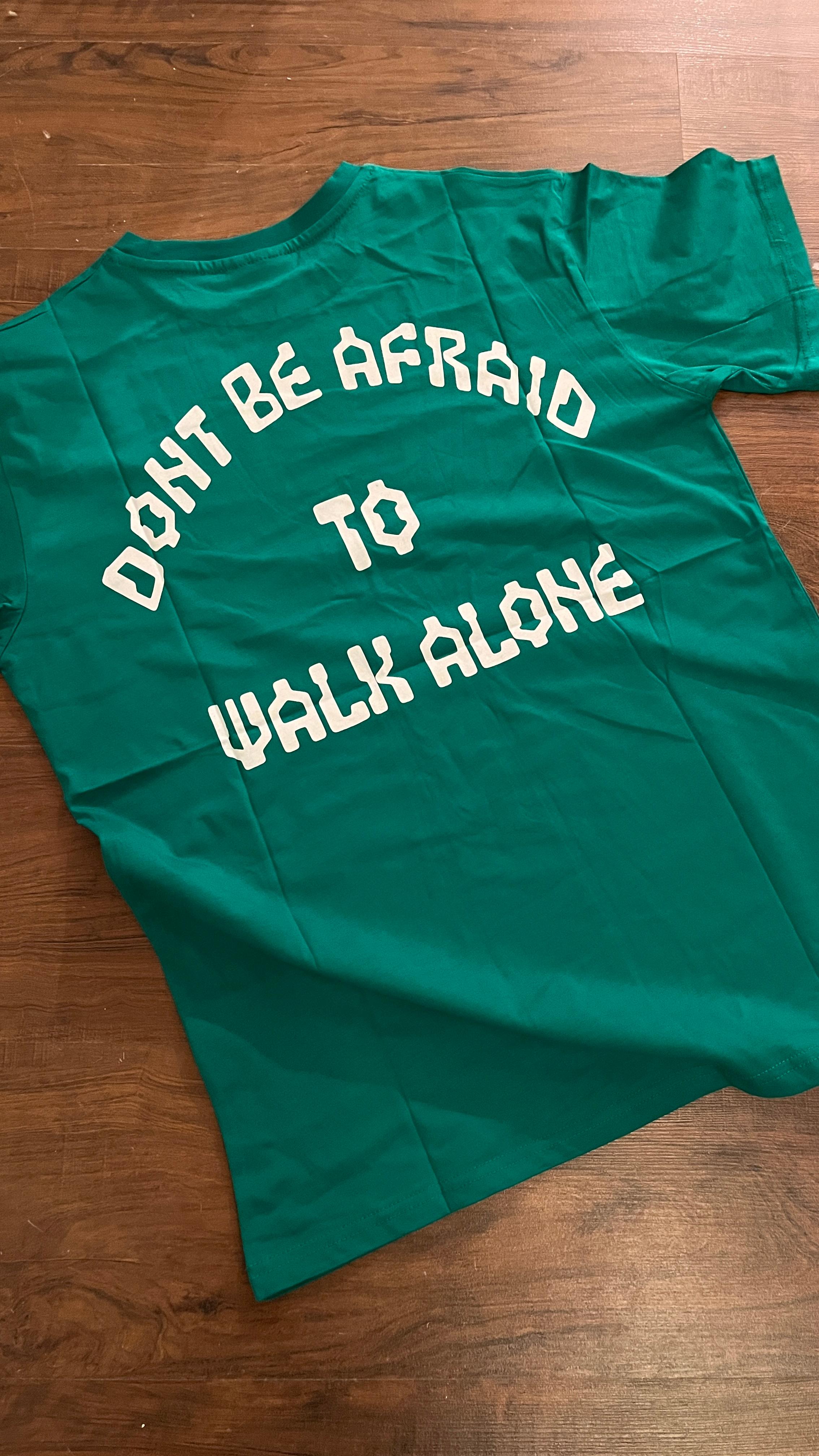 Yeşil Wander Baskılı Tshirt