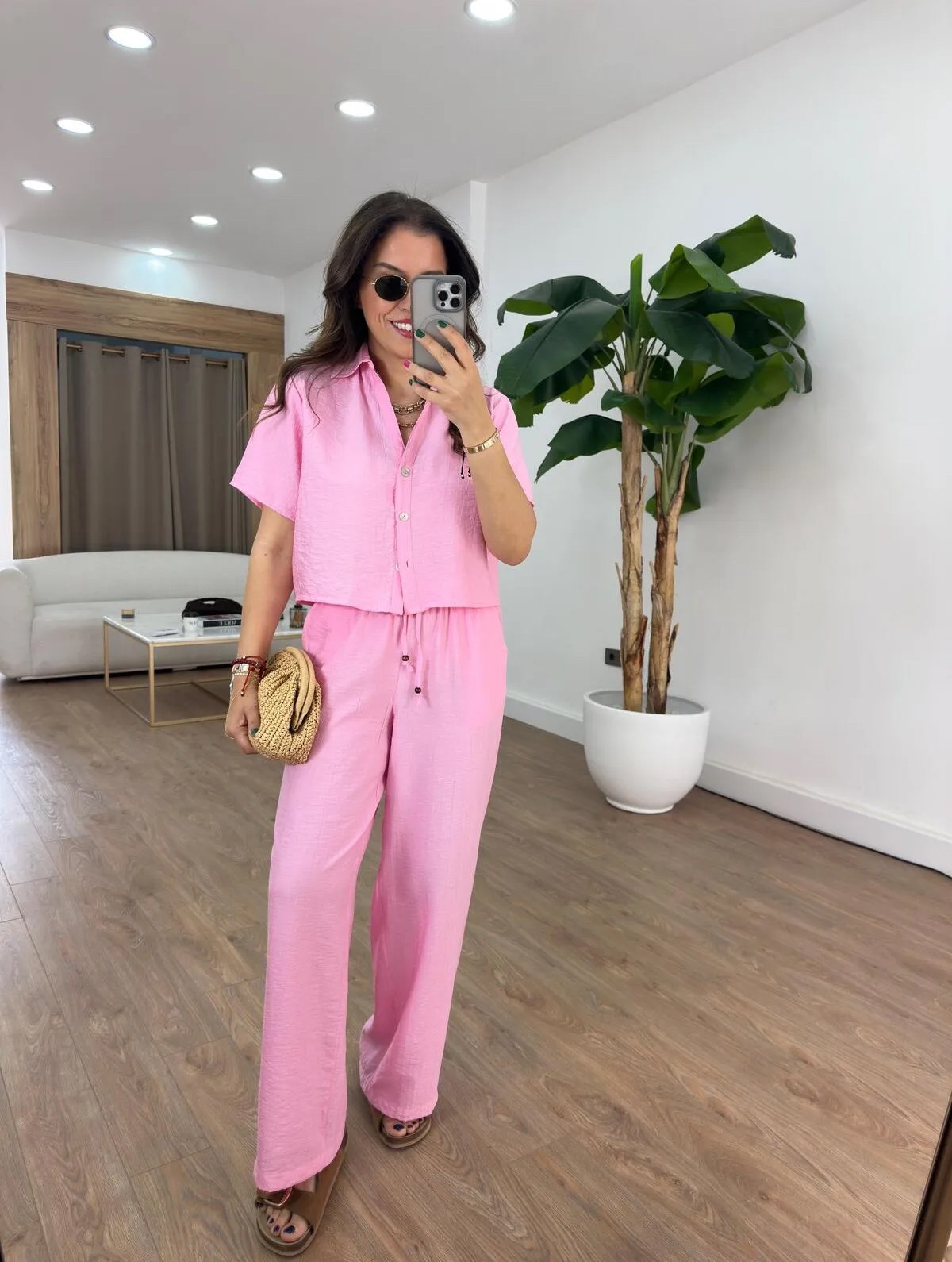 Pembe Keten Takım