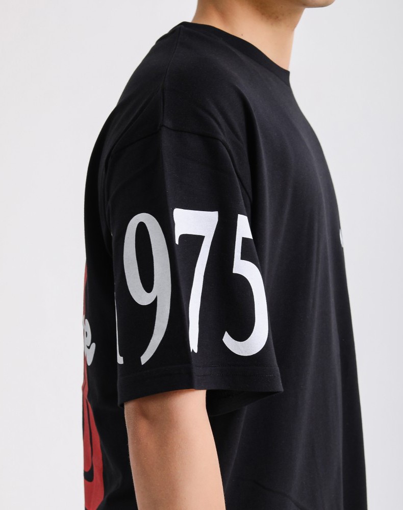 Flame Heart Baskılı Tshirt