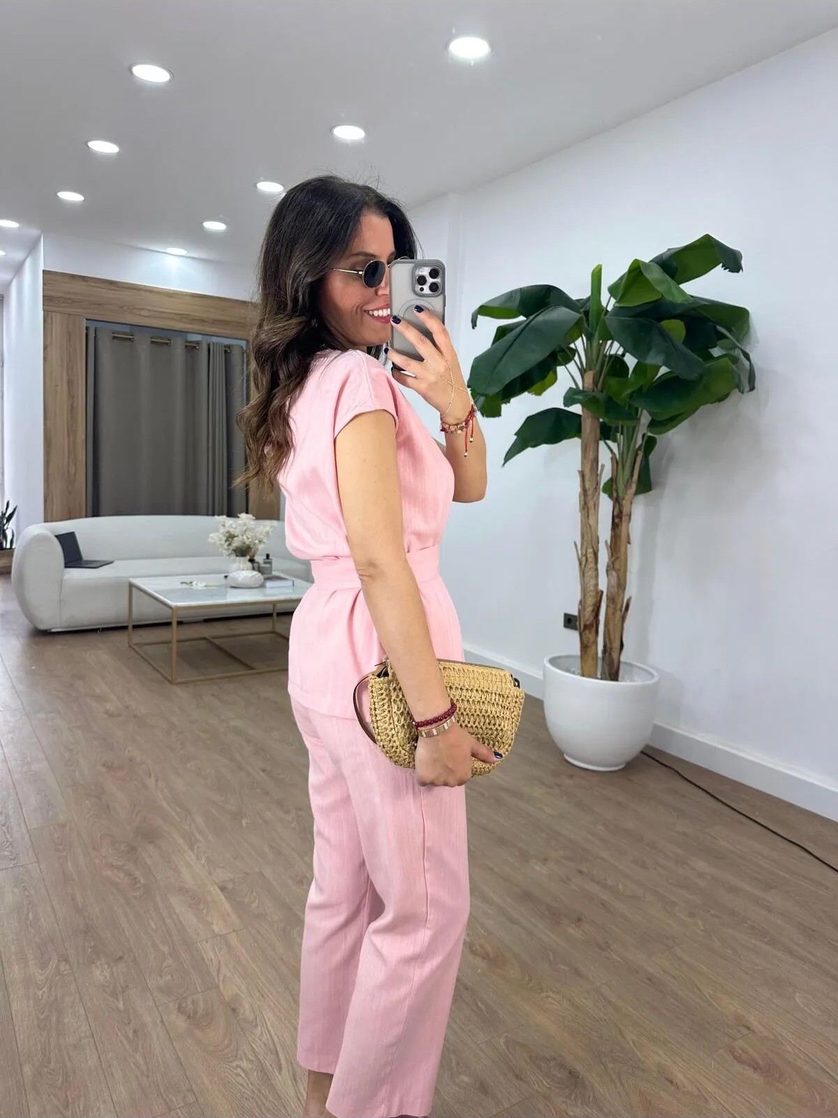 Pembe Keten Takım