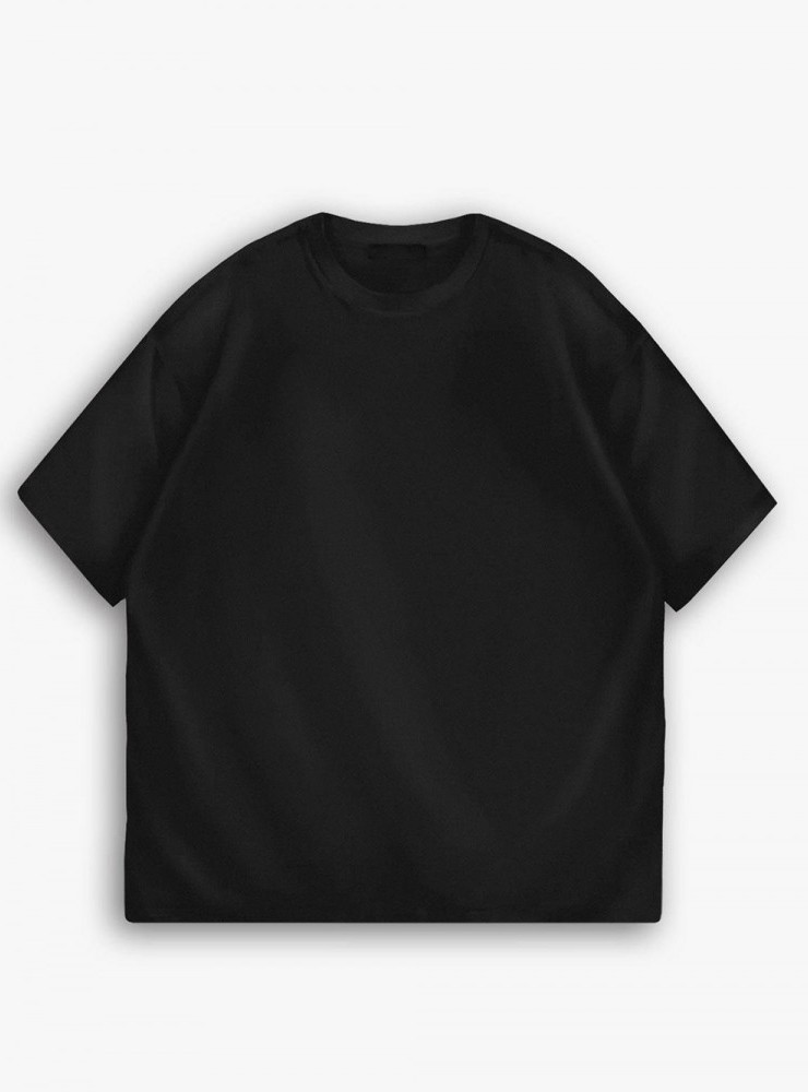 Siyah Oversize Basic Unisex Tişört
