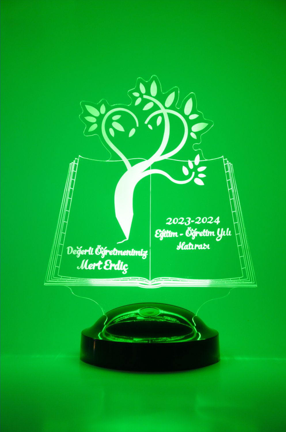 3D-LED-Lampe „Meine liebe Lehrkraft“ | Personalisierbares Geschenk – LoveLamp