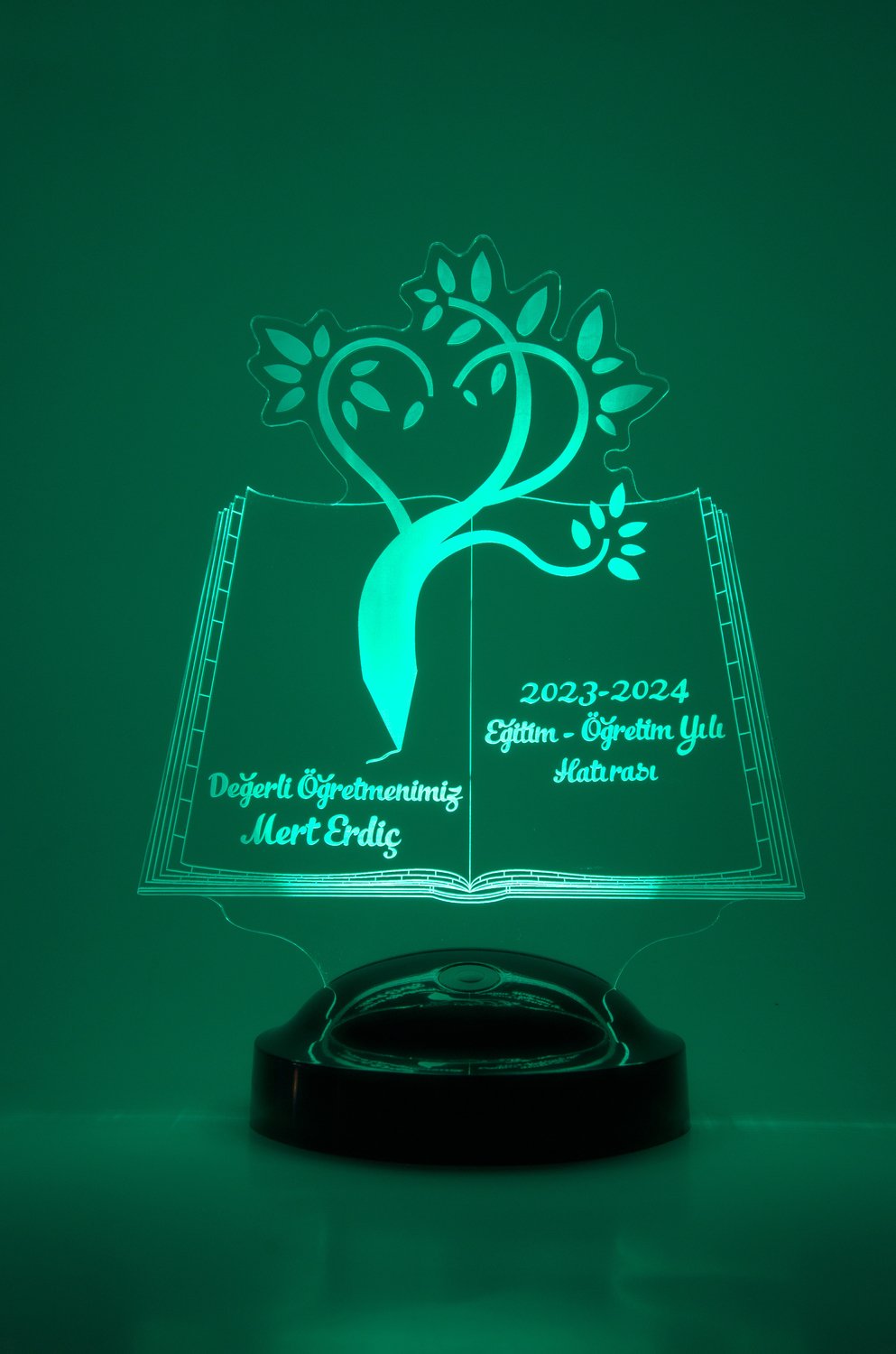 3D-LED-Lampe „Meine liebe Lehrkraft“ | Personalisierbares Geschenk – LoveLamp