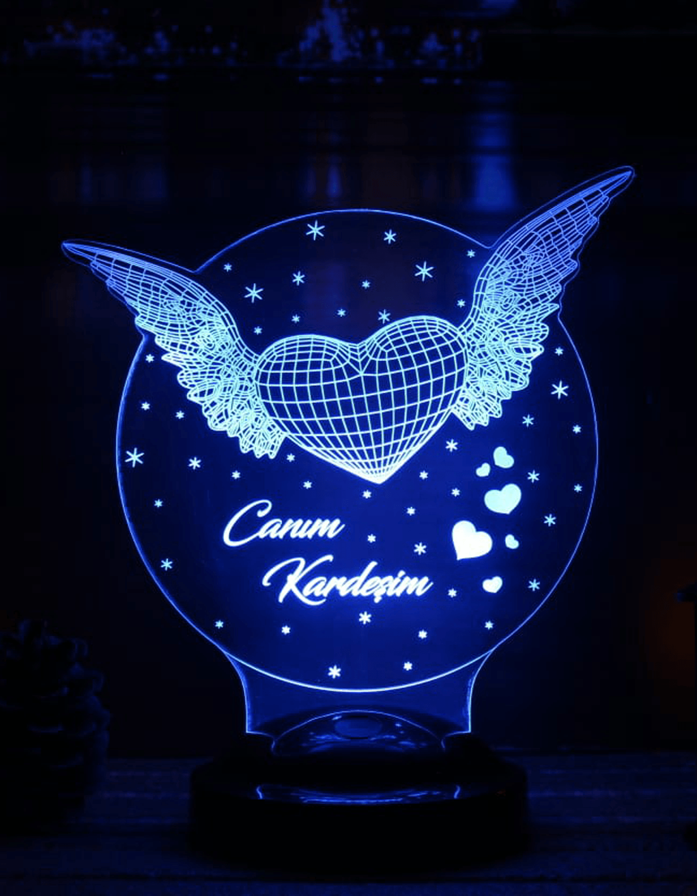 3D-LED-Lampe „Mein Engel Mama“ | Persönliches Geschenk für Mütter – LoveLamp