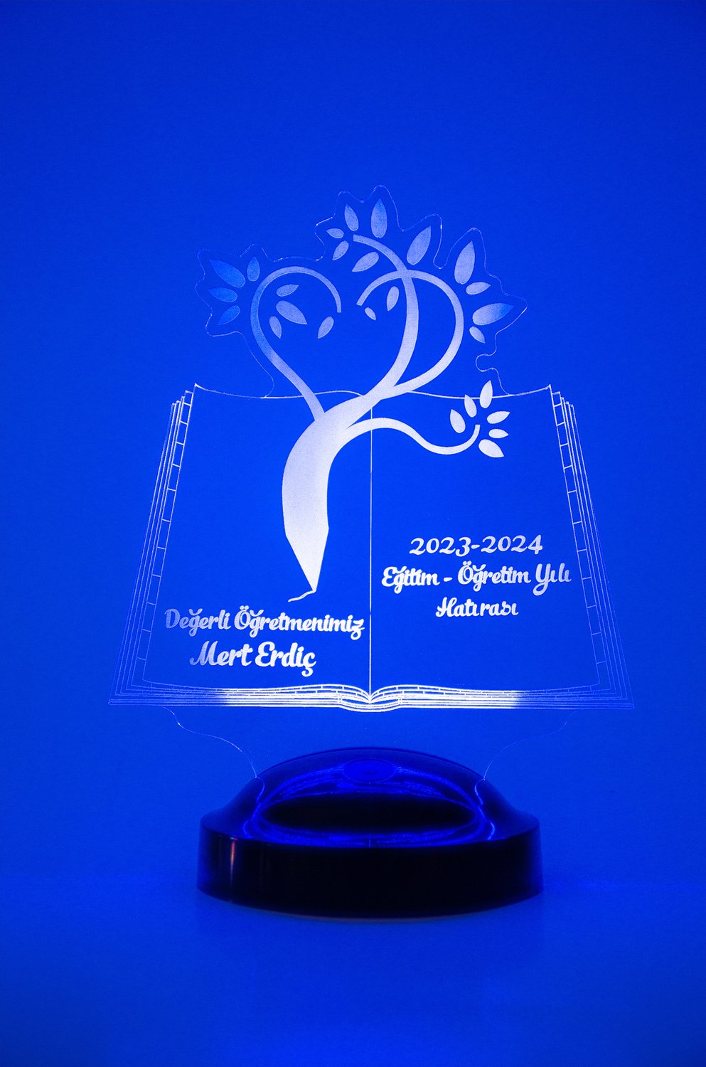 3D-LED-Lampe „Meine liebe Lehrkraft“ | Personalisierbares Geschenk – LoveLamp