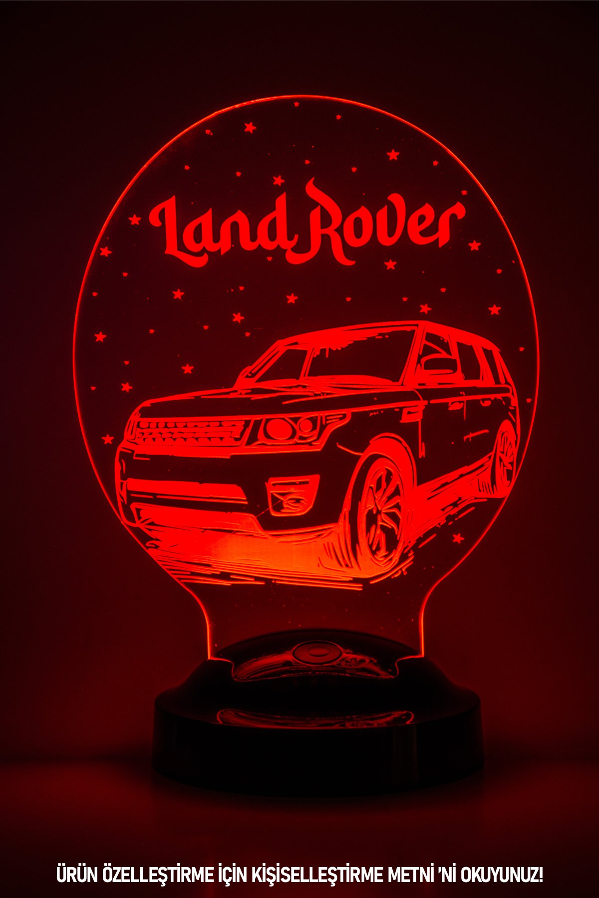 Land Rover Temalı 3D LED Lamba | Arazi Aracı Tutkunlarına Özel Hediye - LoveLamp