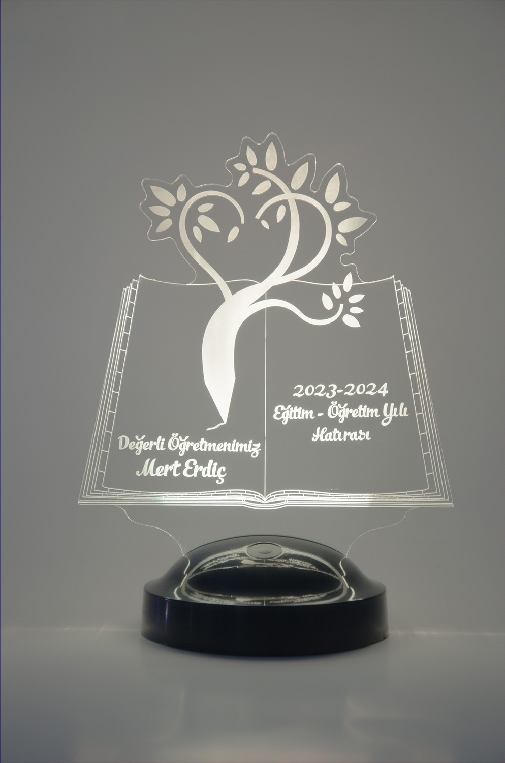 3D-LED-Lampe „Meine liebe Lehrkraft“ | Personalisierbares Geschenk – LoveLamp