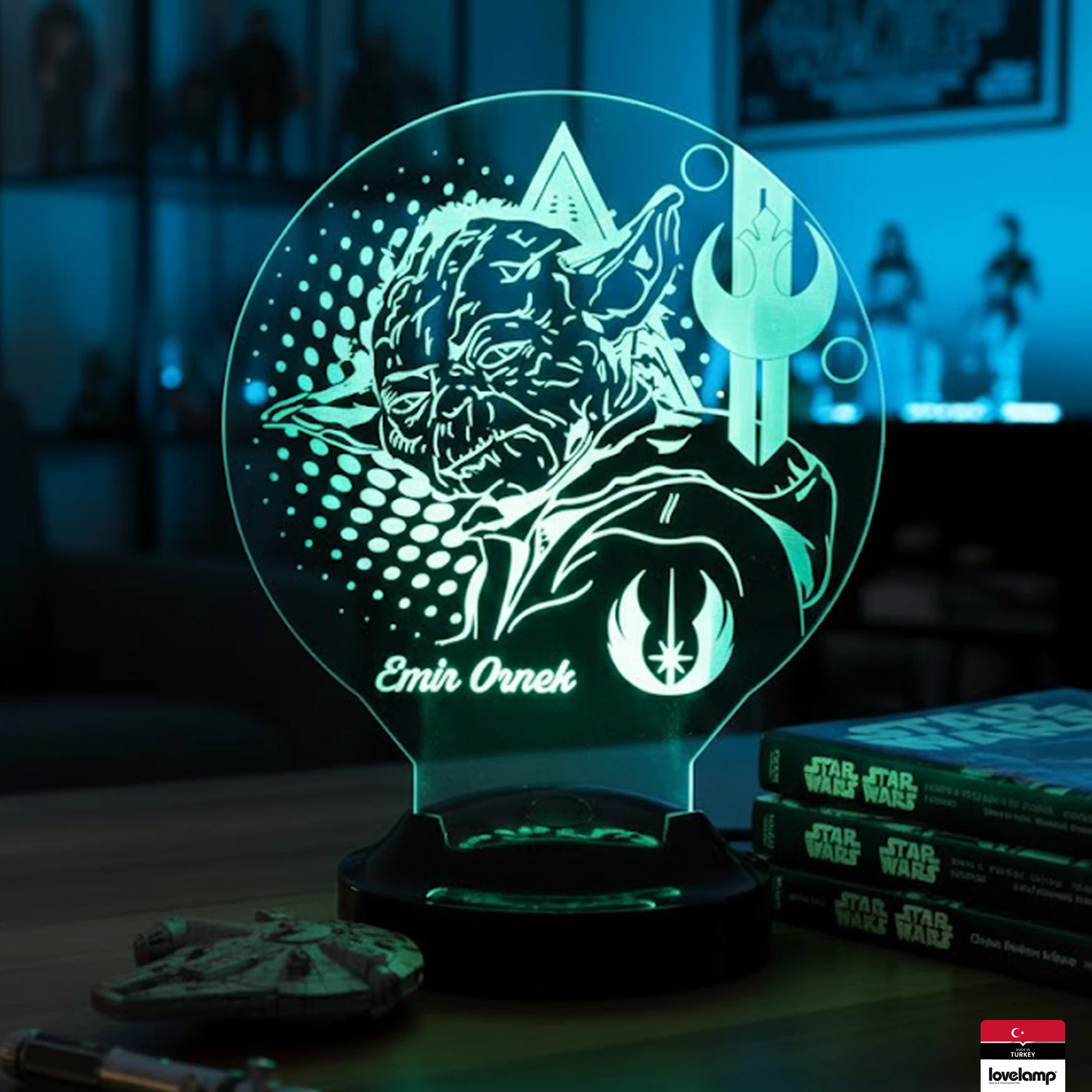 Baby Yoda Temalı 3D LED Lamba | Star Wars Hayranlarına Hediye - LoveLamp