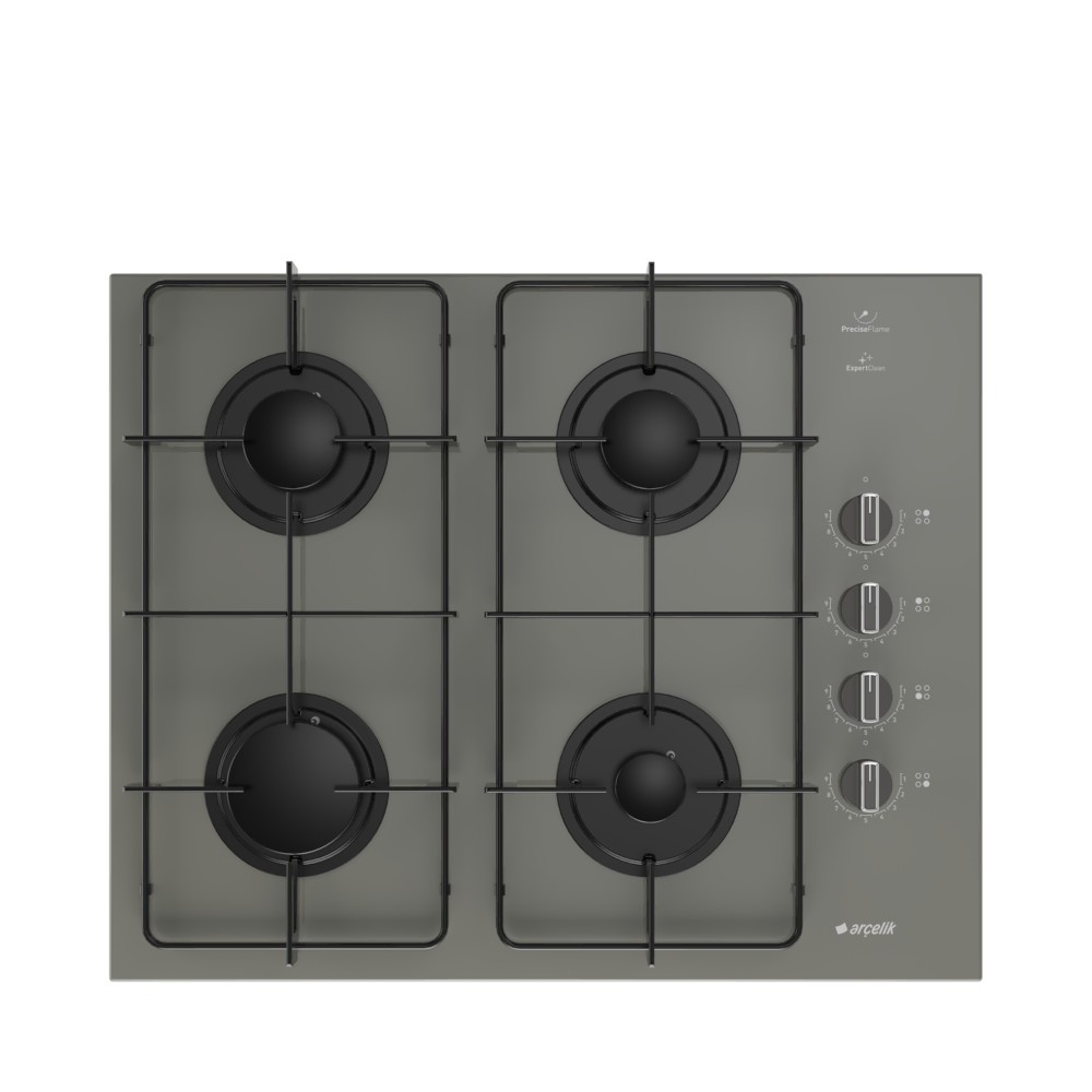 OCD D 651-2 EKG Gazlı Cam Tablalı Ocak