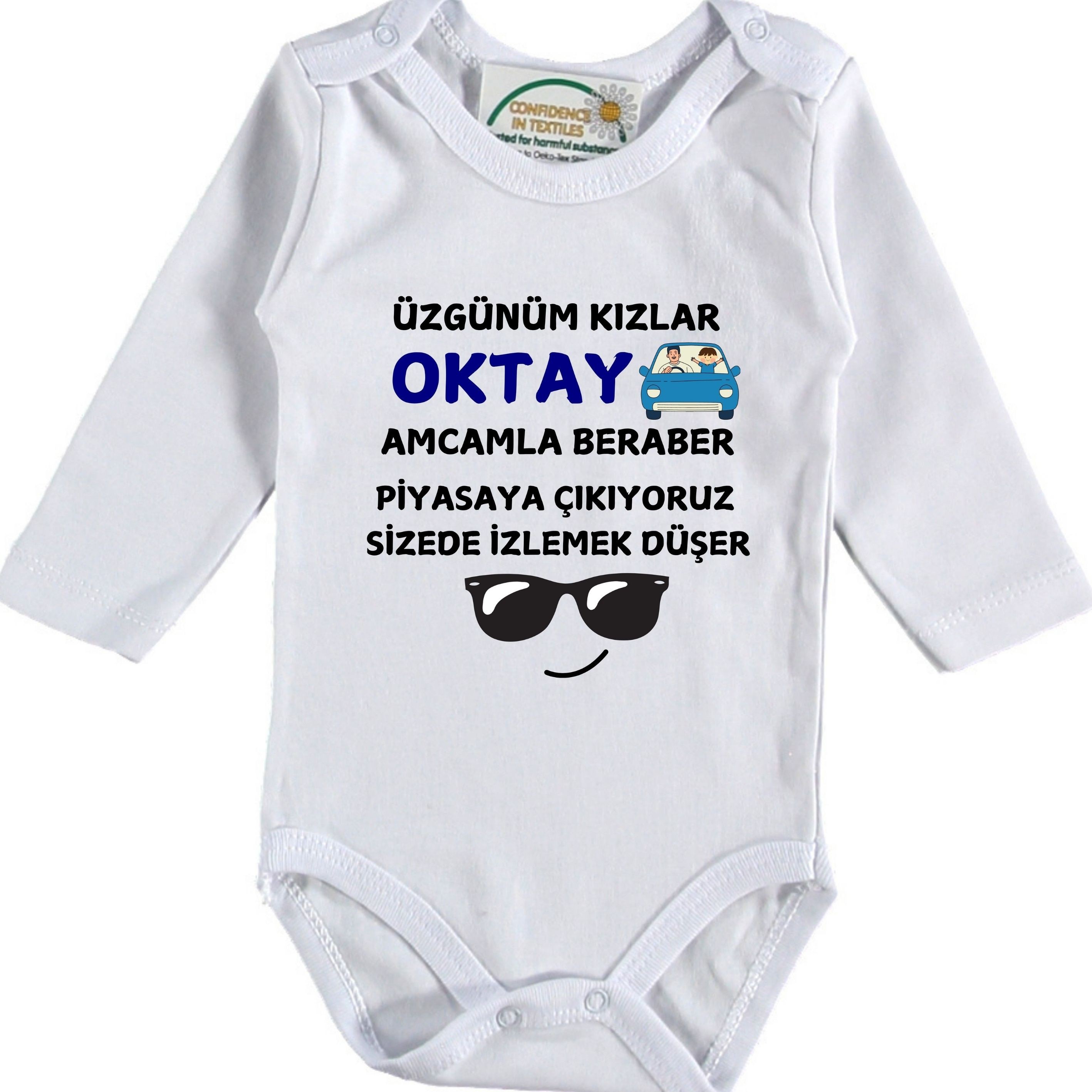Üzgünüm kızlar Yazılı Kişiye Özel Bebek Zıbın