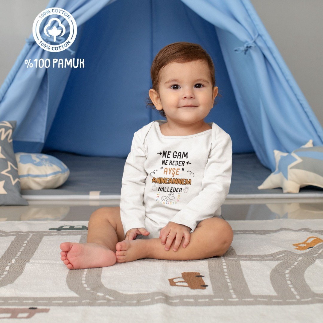 Ne Gam Ne Keder Nasıl Olsa Halleder Kişiye Özel Bebek Zıbın