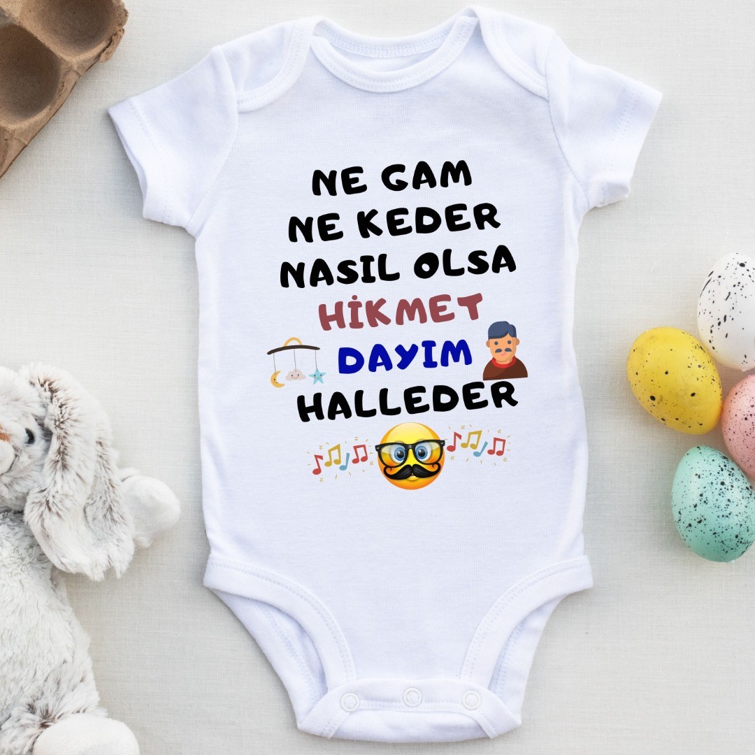 Kişiye özel bebek zıbını Dayım Halleder
