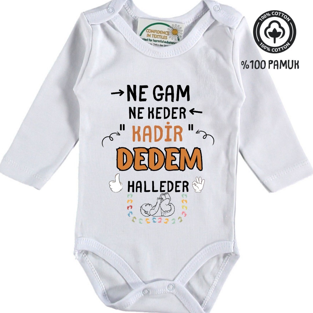 Ne Gam Ne Keder Nasıl Olsa Halleder Kişiye Özel Bebek Zıbın