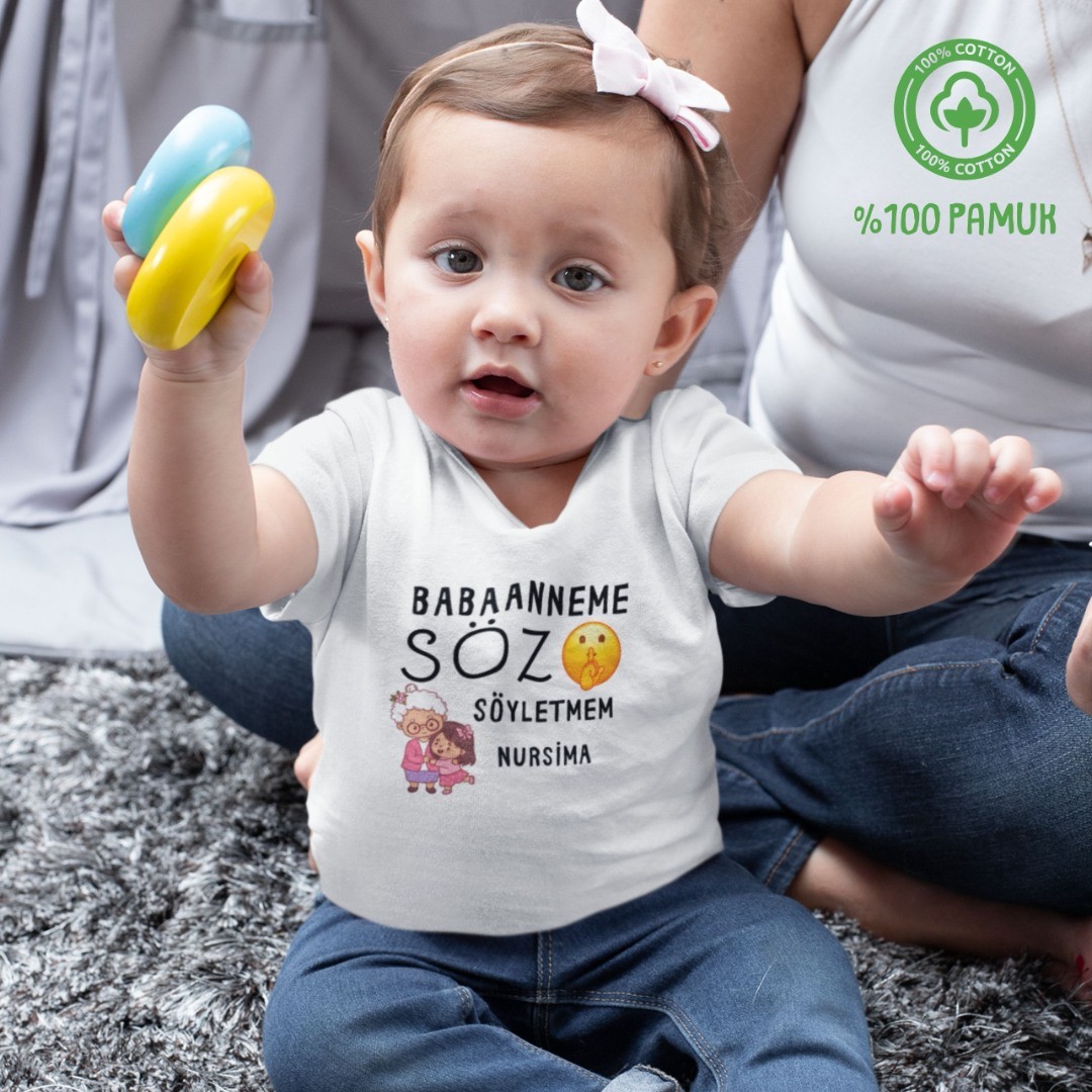 Babaanneme- Anneanneme Söz Söyletmem Özel Çocuk Tişörtü