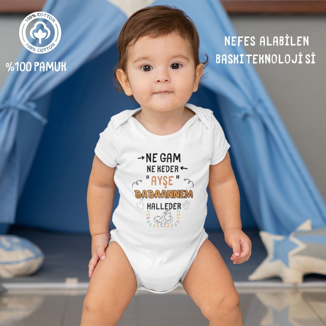 Ne Gam Ne Keder Nasıl Olsa Halleder Kişiye Özel Bebek Zıbın