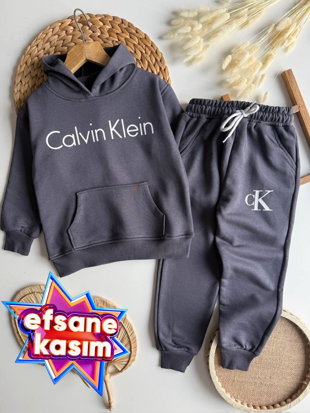 3iplik Kapişonlu Takım