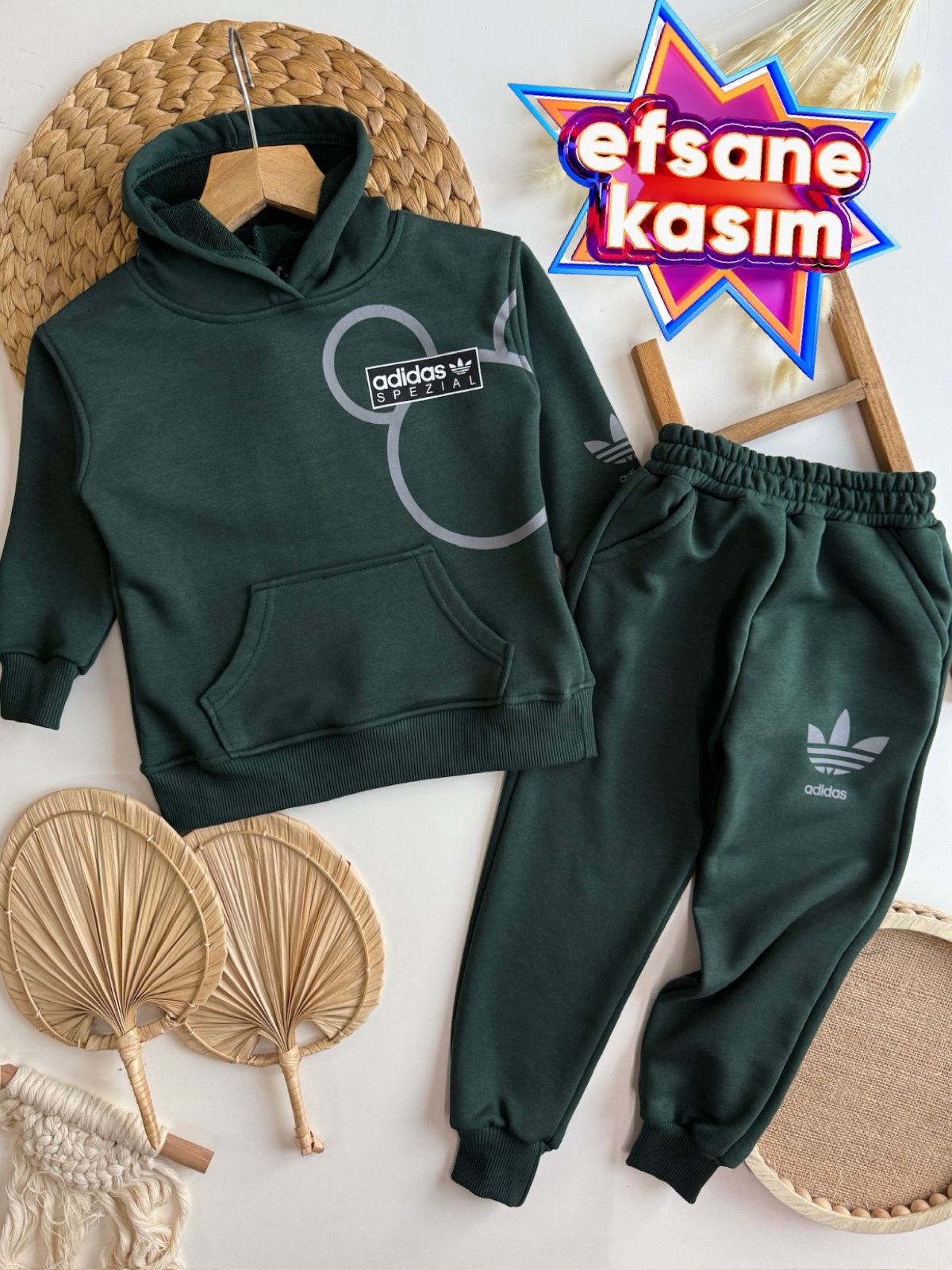 Kapişonlu 3iplik Takım