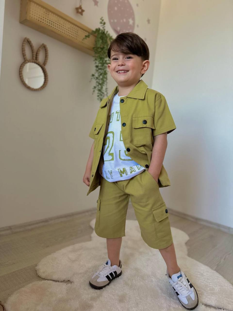 3lü Gabardin Takım