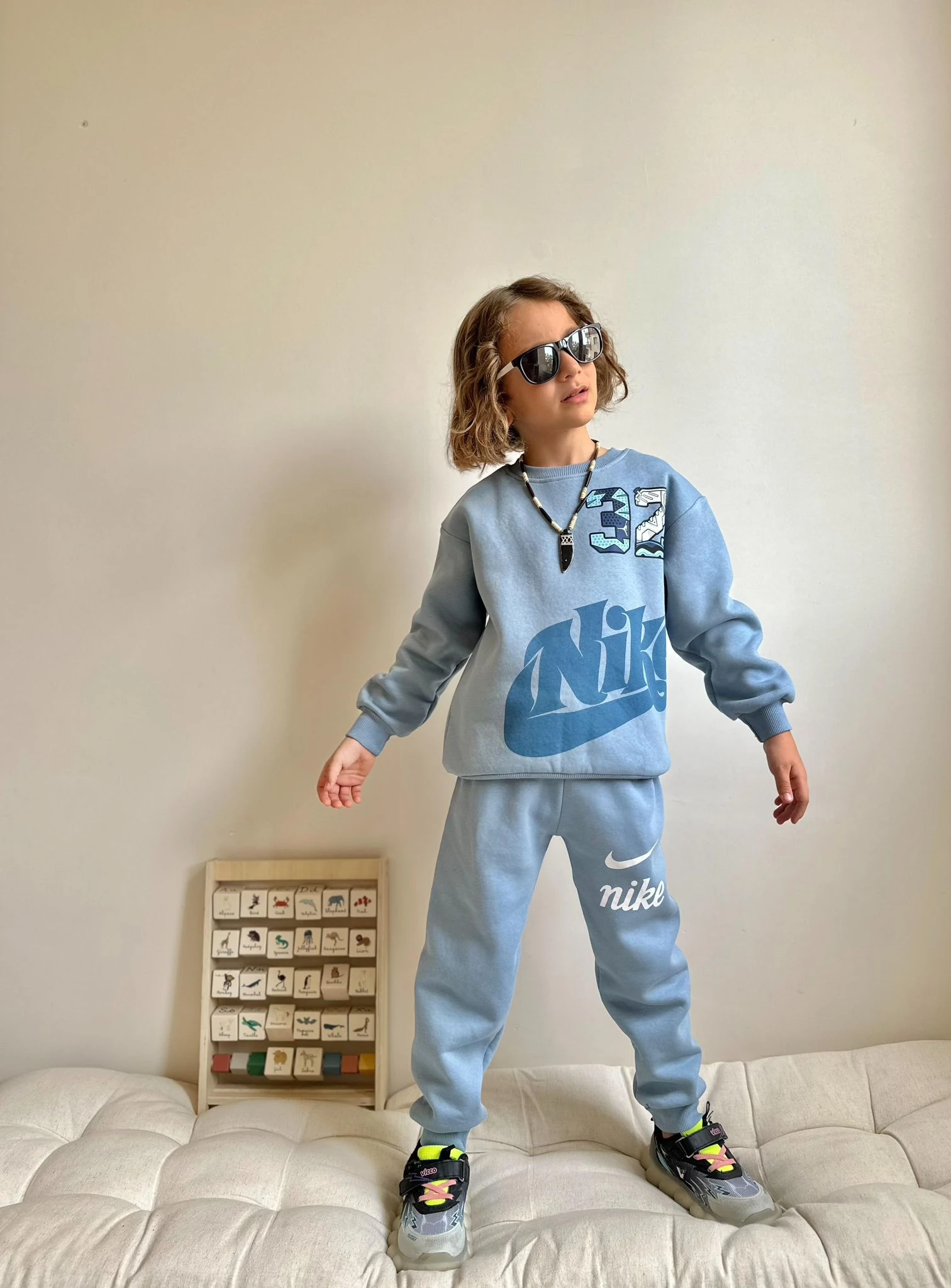 Şardonlu Baskılı Takım