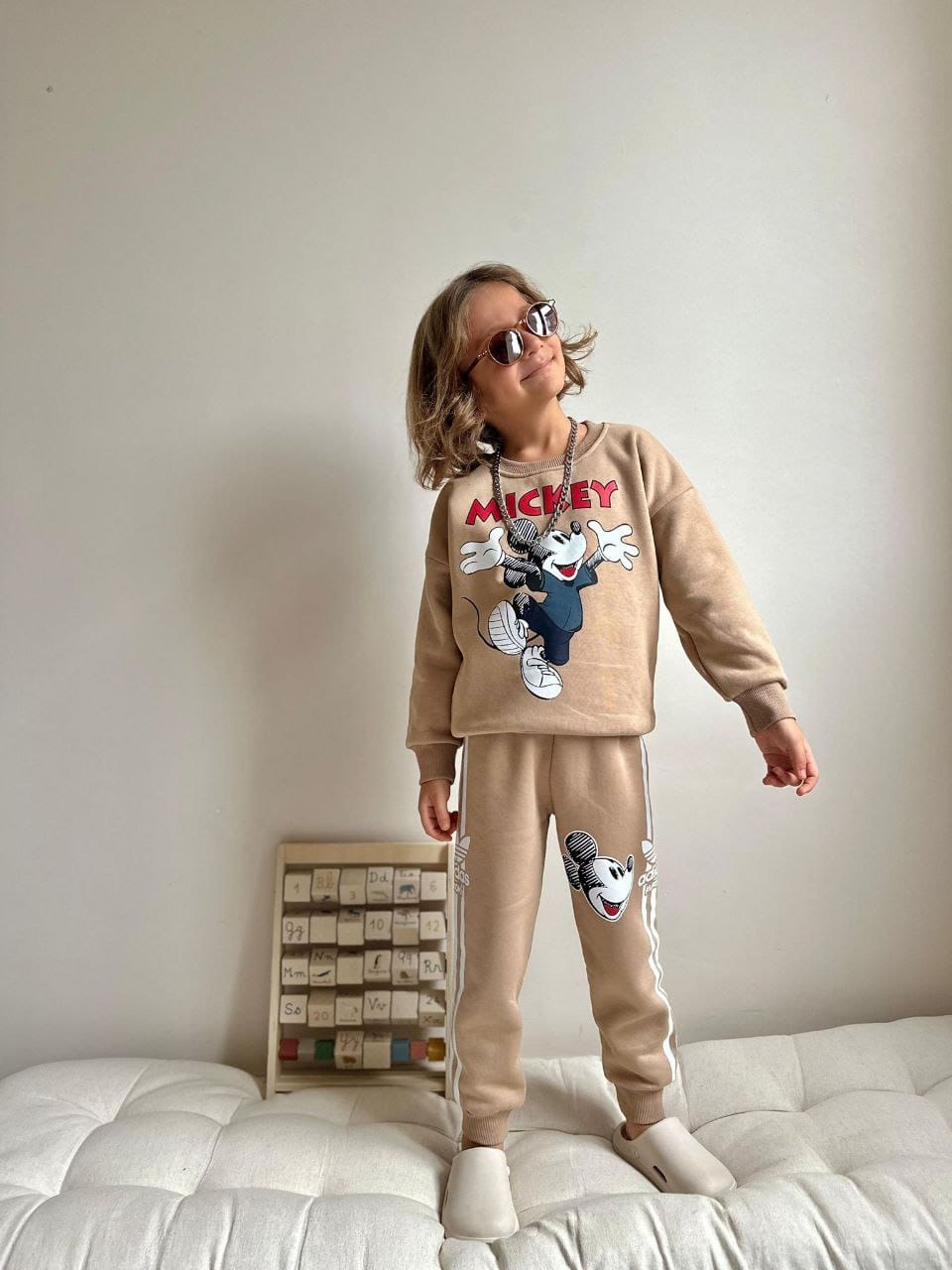 Şardonlu Baskılı Takım