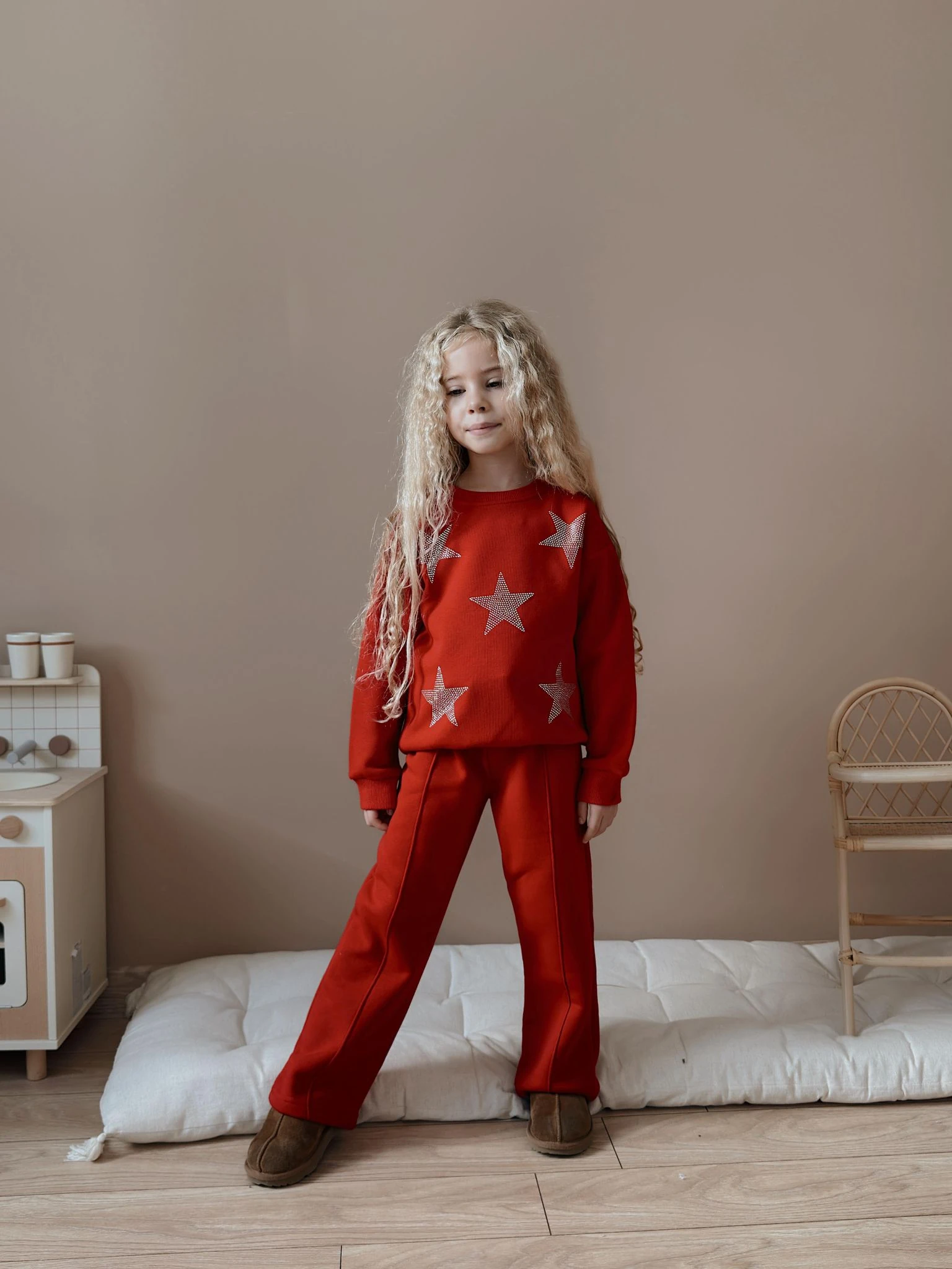 Şardonlu Yıldız Taş Detaylı Takım