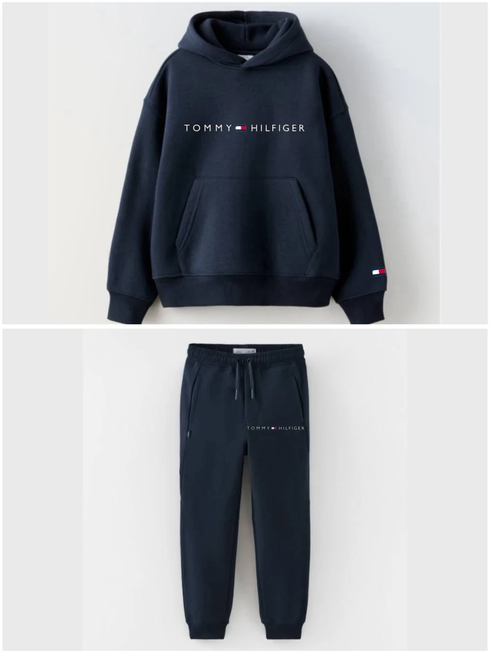 3iplik Kapişonlu Takım lacivert