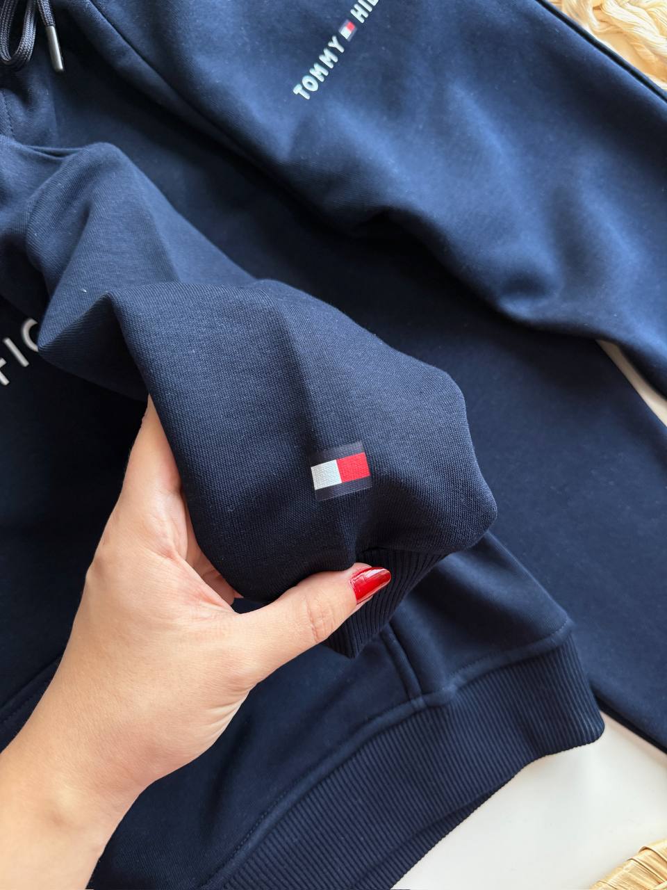 3iplik Kapişonlu Takım lacivert