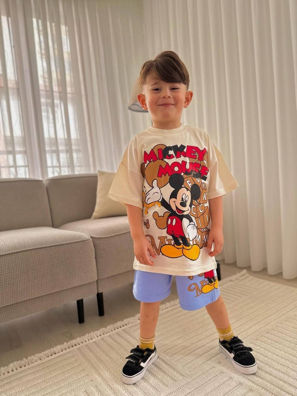 Mickey Mouse Baskılı Takım