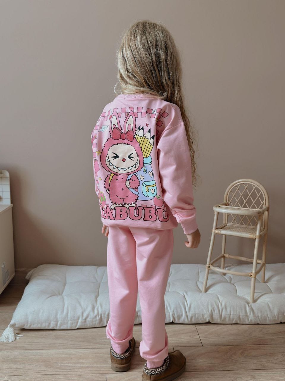 2ip Labubu sırt Baskılı Takım