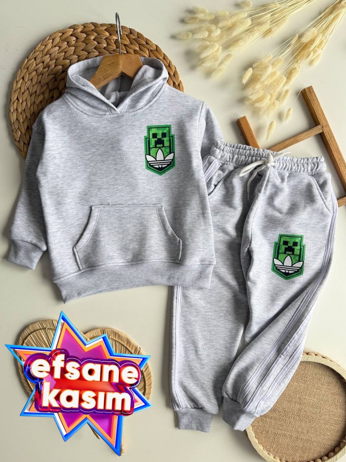 3iplik Sırt Baskılı Takım