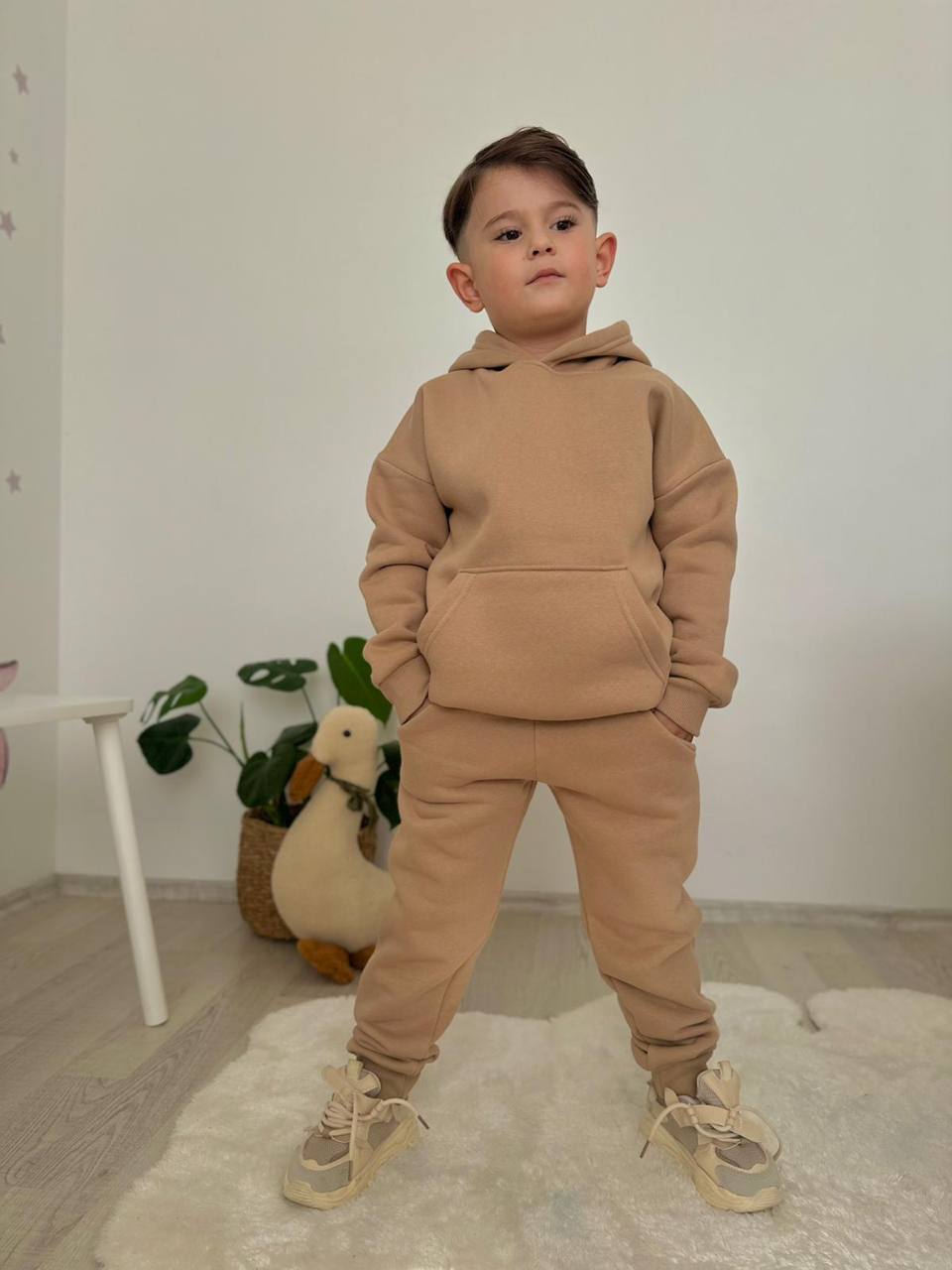 Şardonlu Kapişonlu Takım 