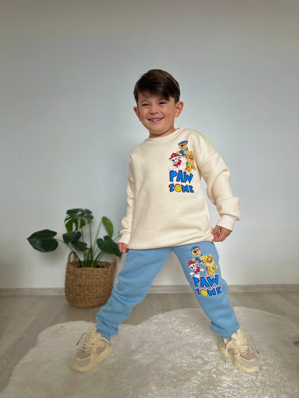 Şardonlu Sırt Baskılı Takım