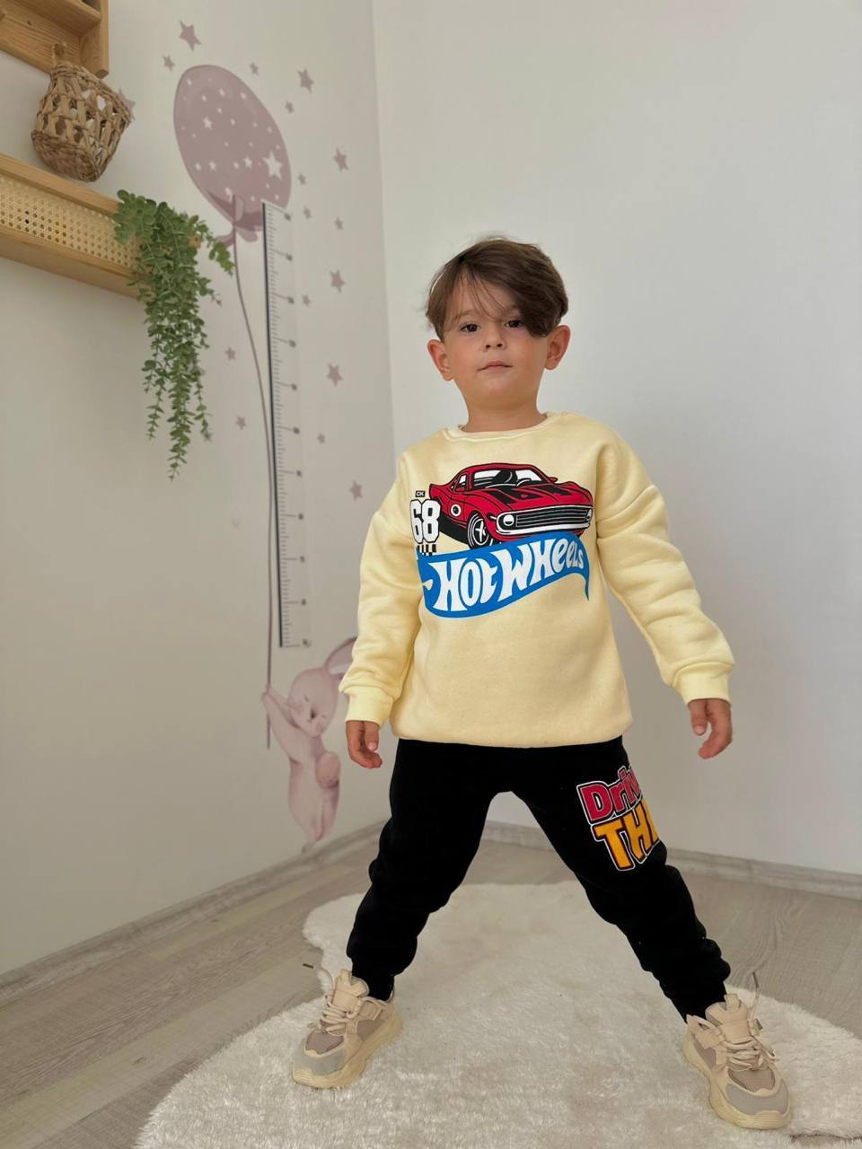 Şardonlu Baskılı Takım