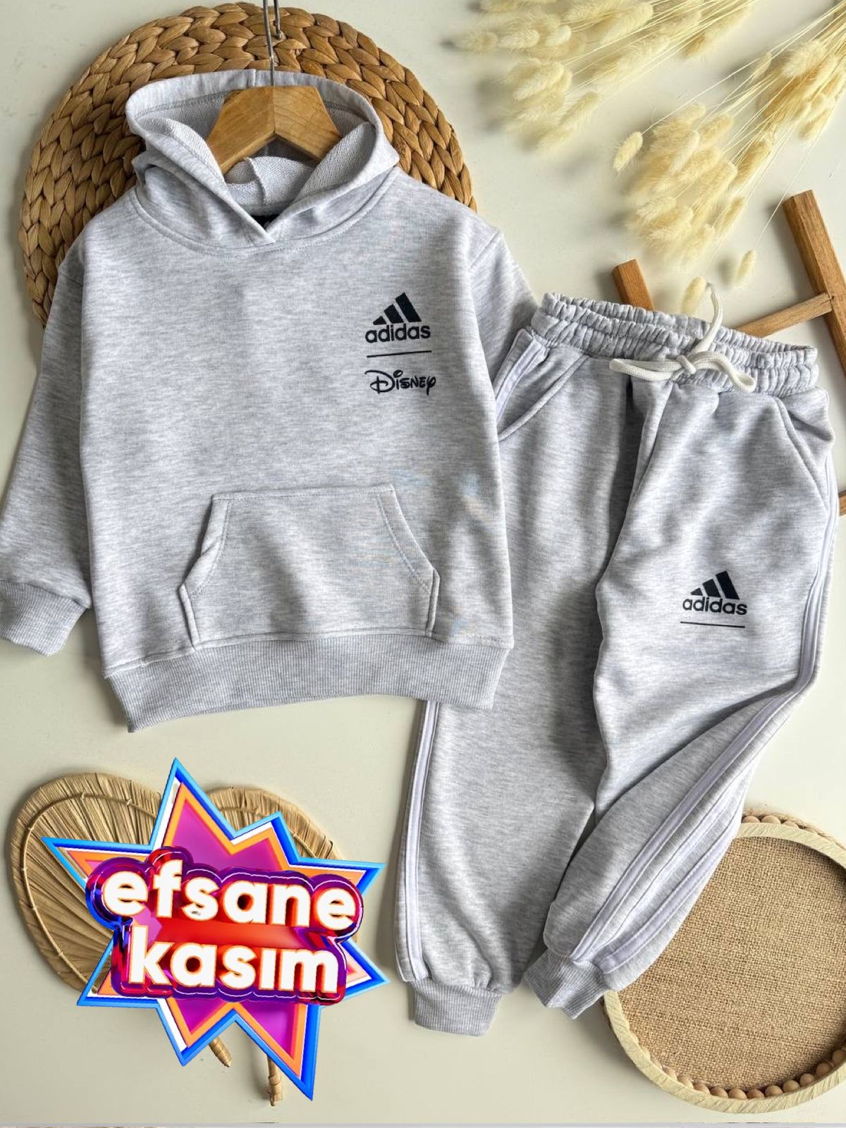 3iplik Kapişonlu Takım