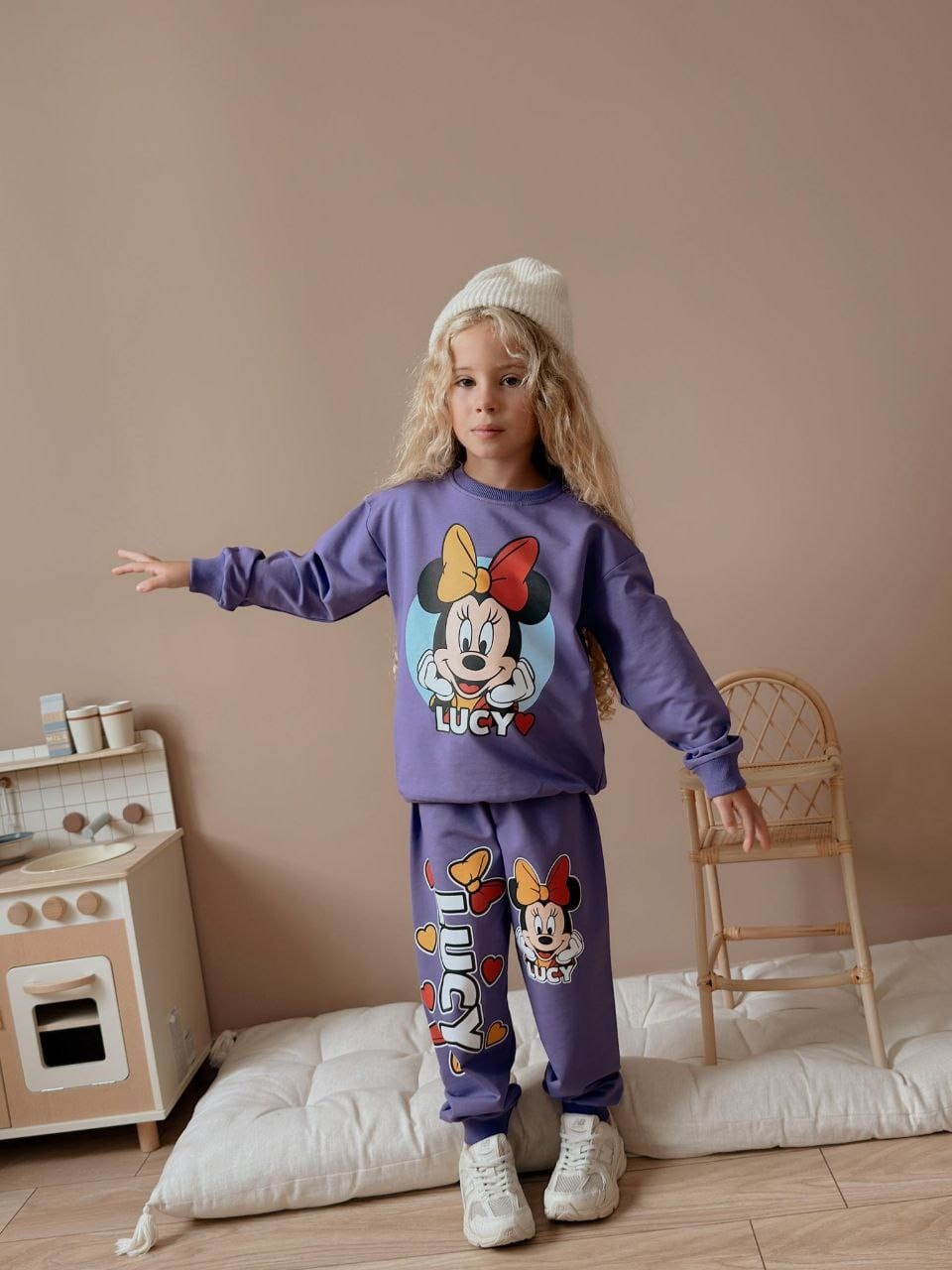 2ip Mickey Mouse  Baskılı Takım