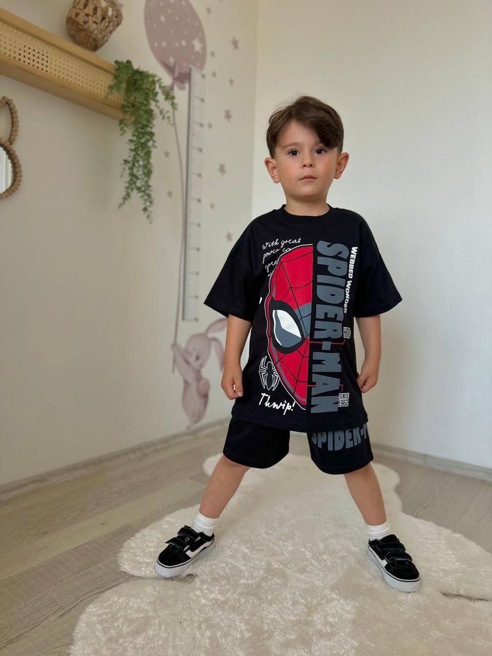 Spiderman Baskılı Takım