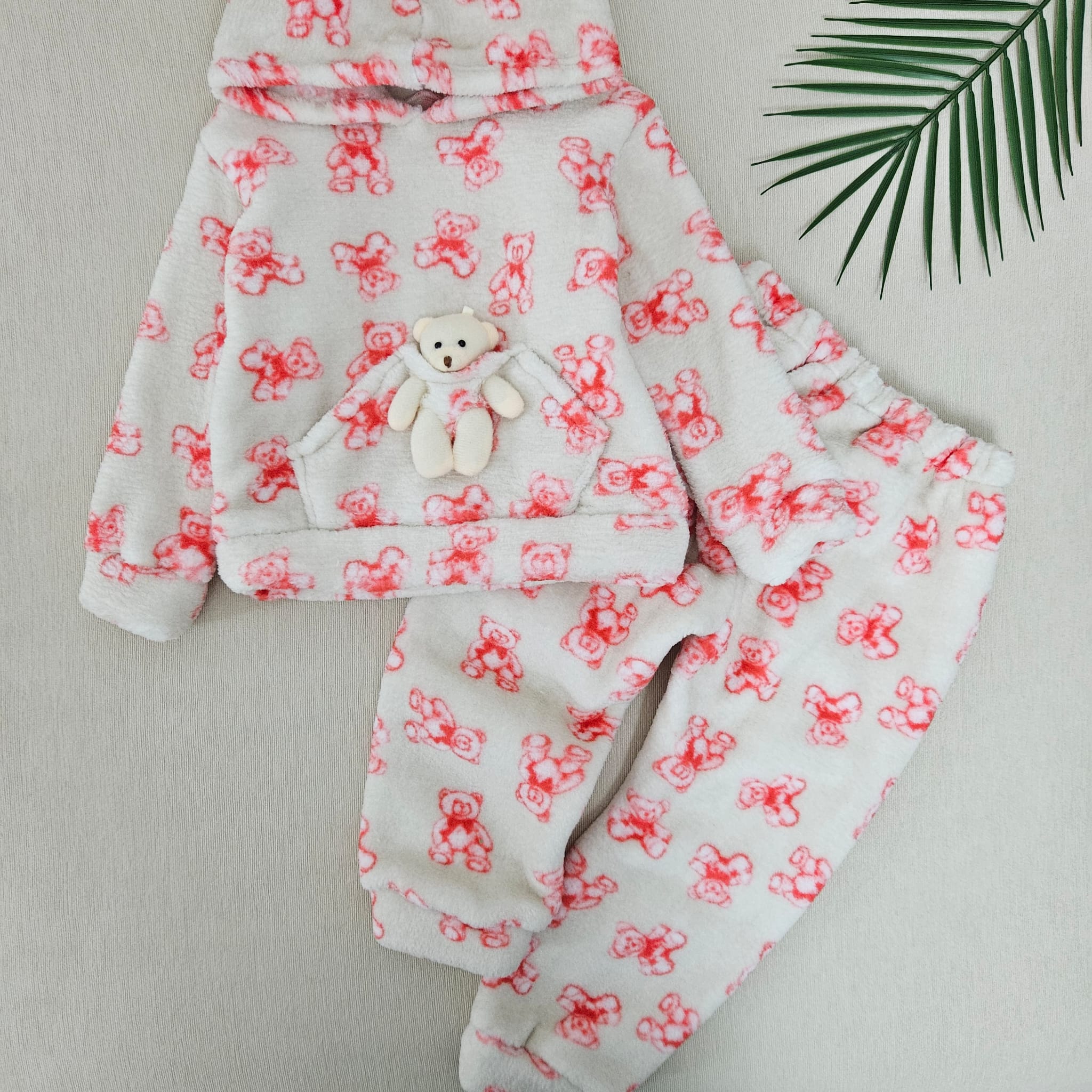 Kalın Peluş 2li Takım