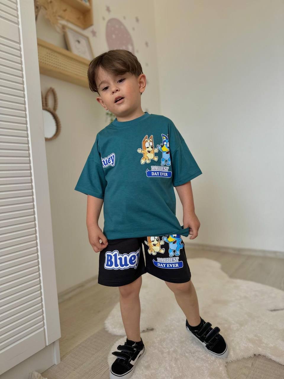 Bluey Baskılı Takım
