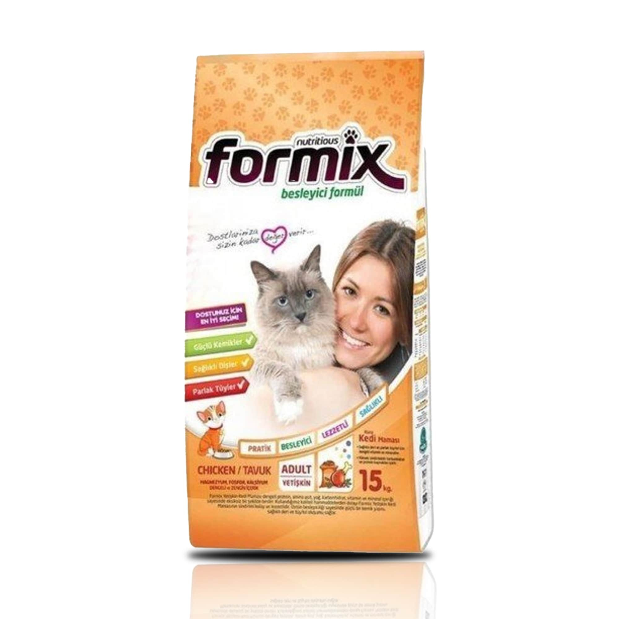 Formix Tavuk Etli Yetişkin Kedi Maması 15 kg