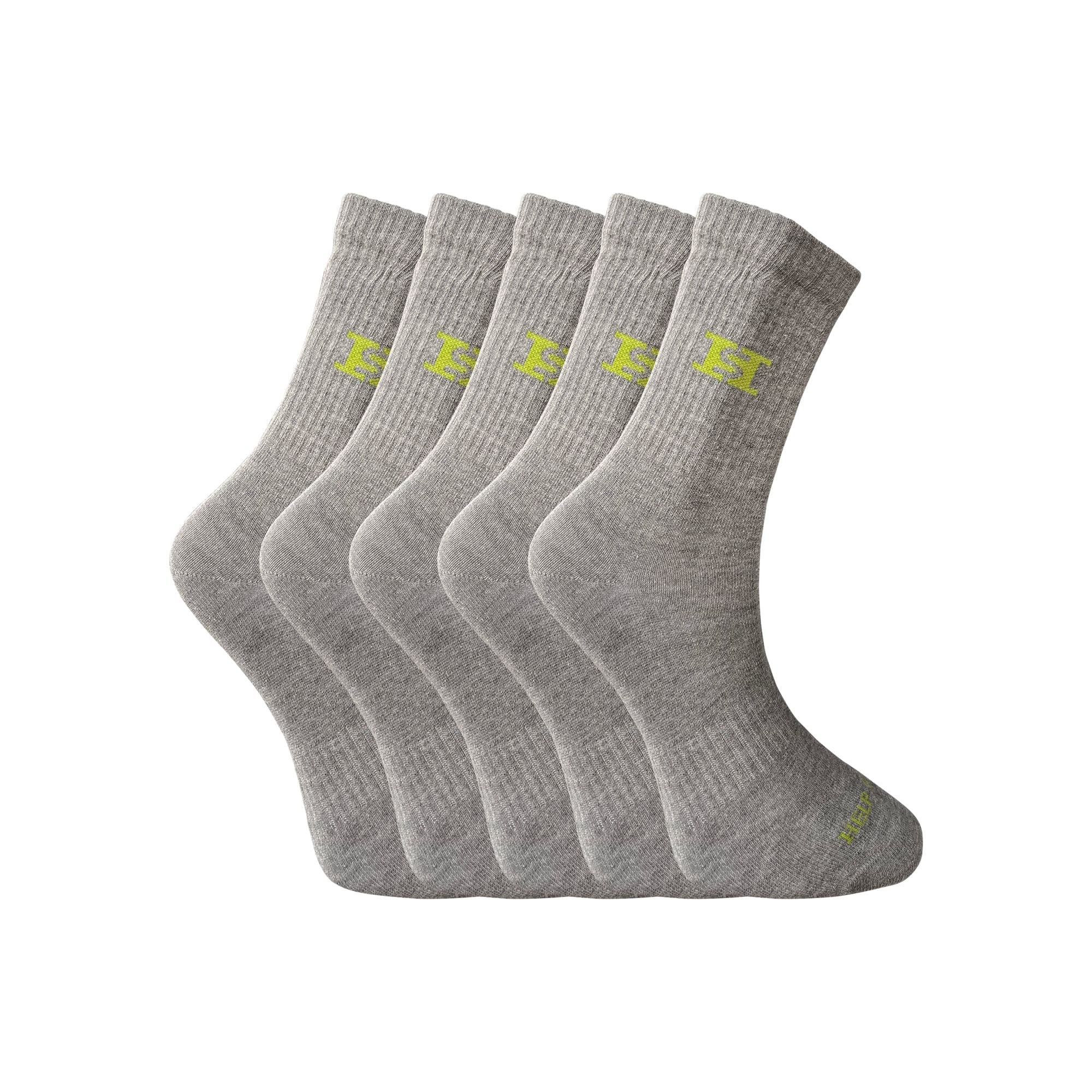 5'li Unisex Tenis Çorabı - Gri