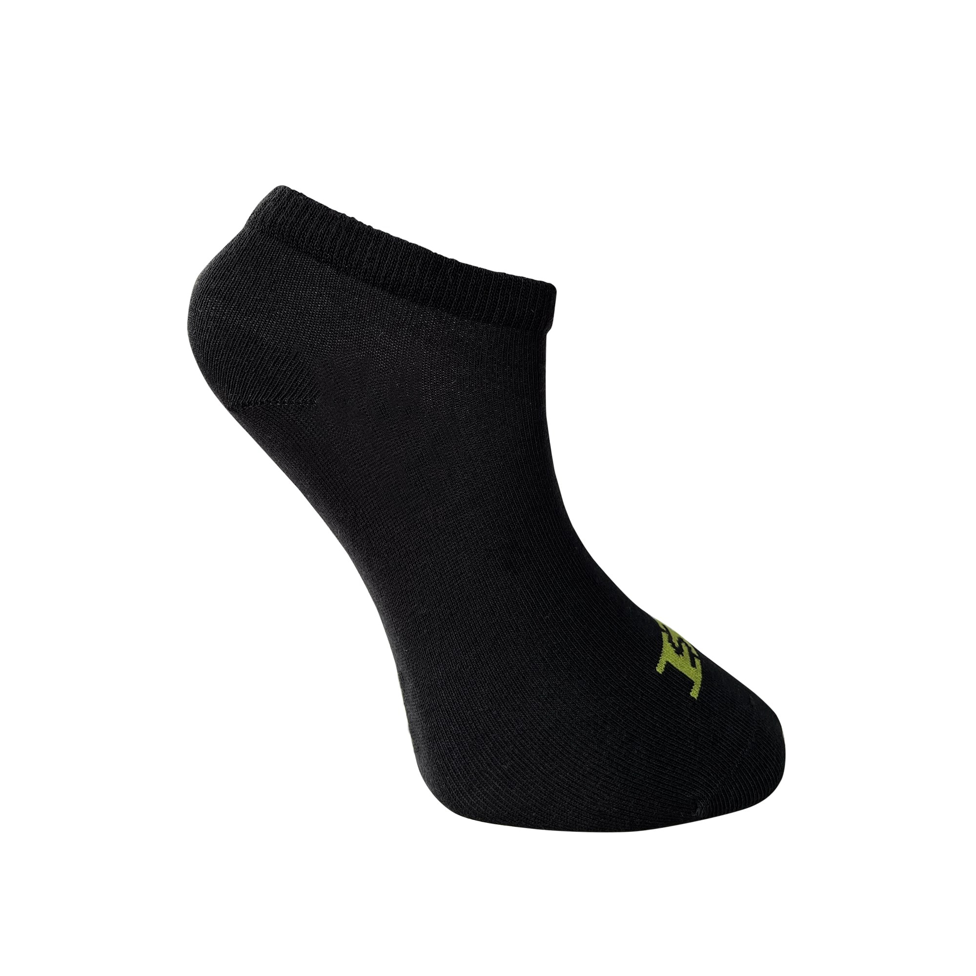 Unisex Patik Çorap İkili - Siyah