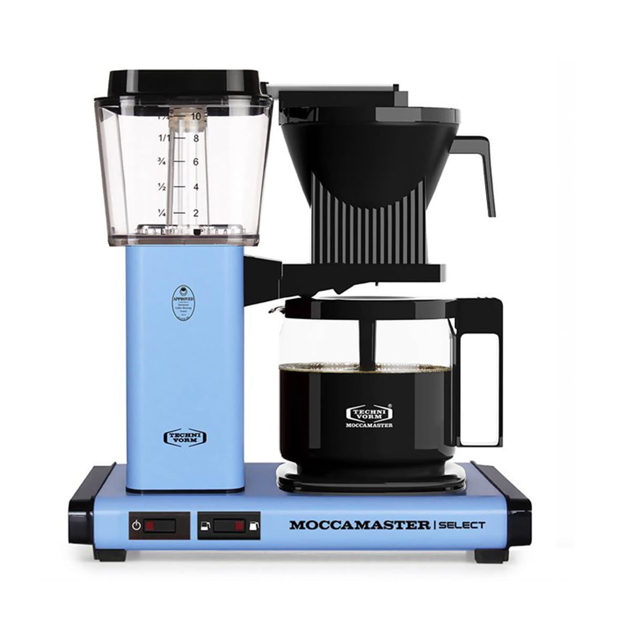 Moccamaster Select Filtre Kahve Makinesi Cam Potlu - Pastel Mavi