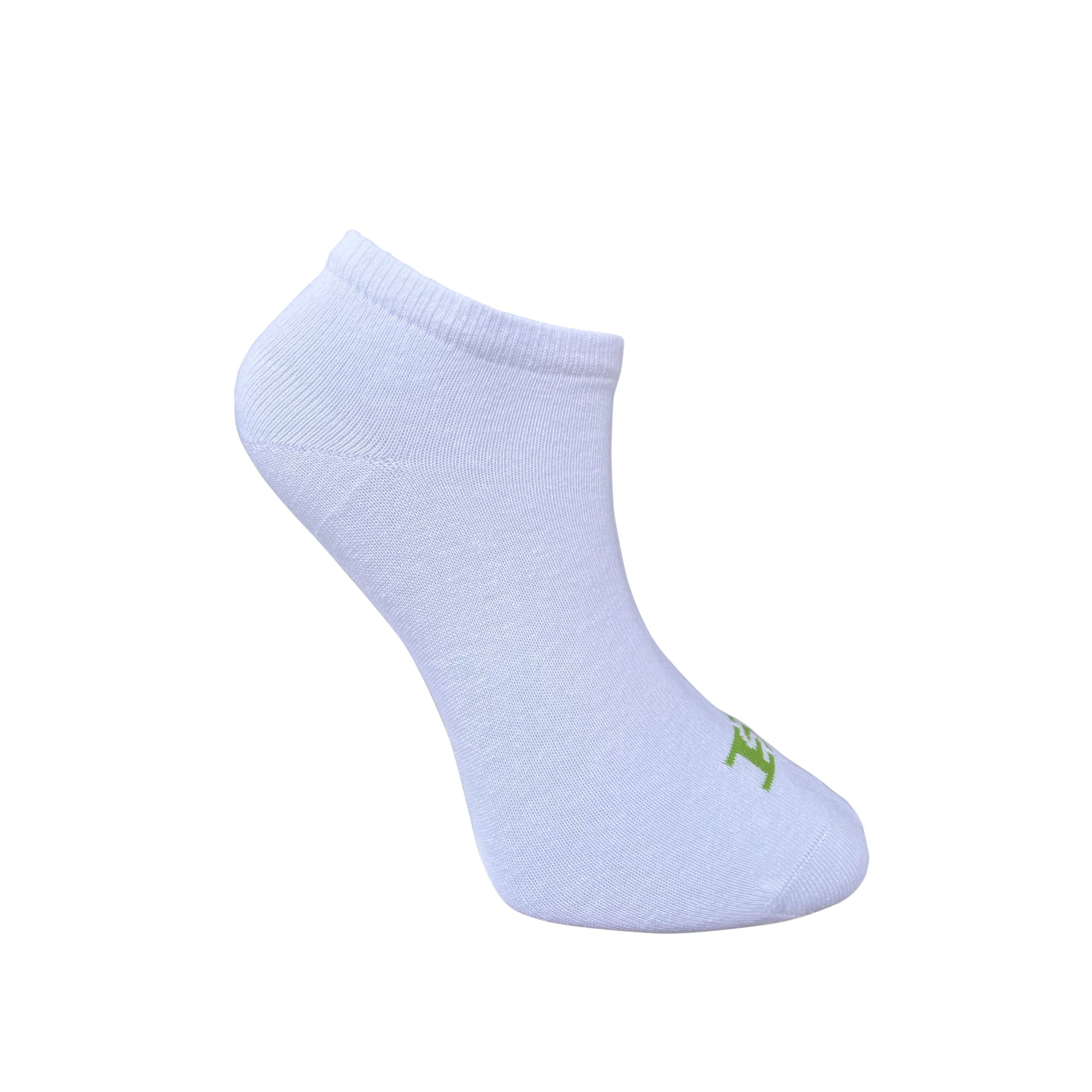 Unisex Patik Çorap İkili - Beyaz