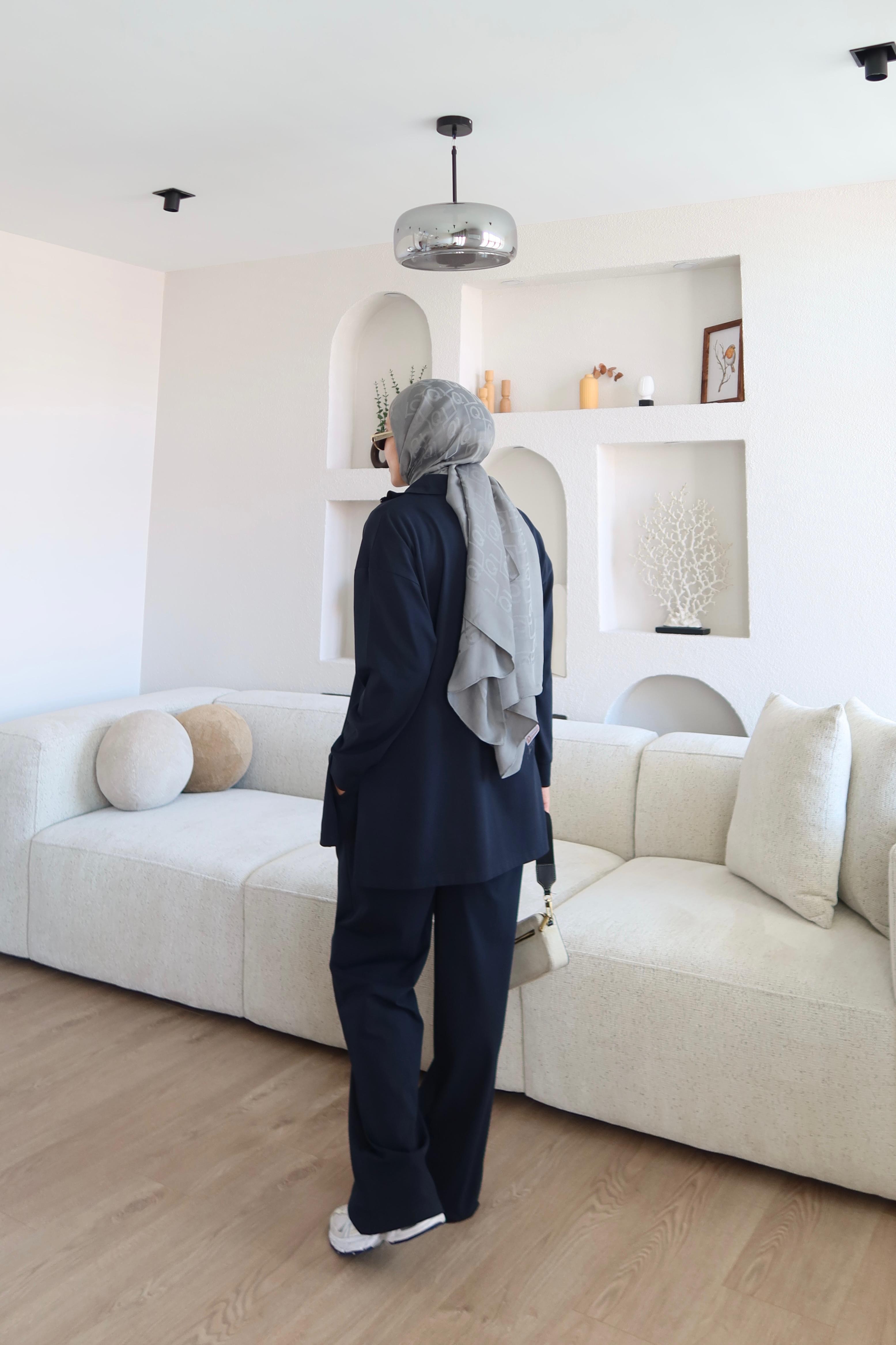 Fermuarlı Basic Takım Lacivert (Ön Sipariş)