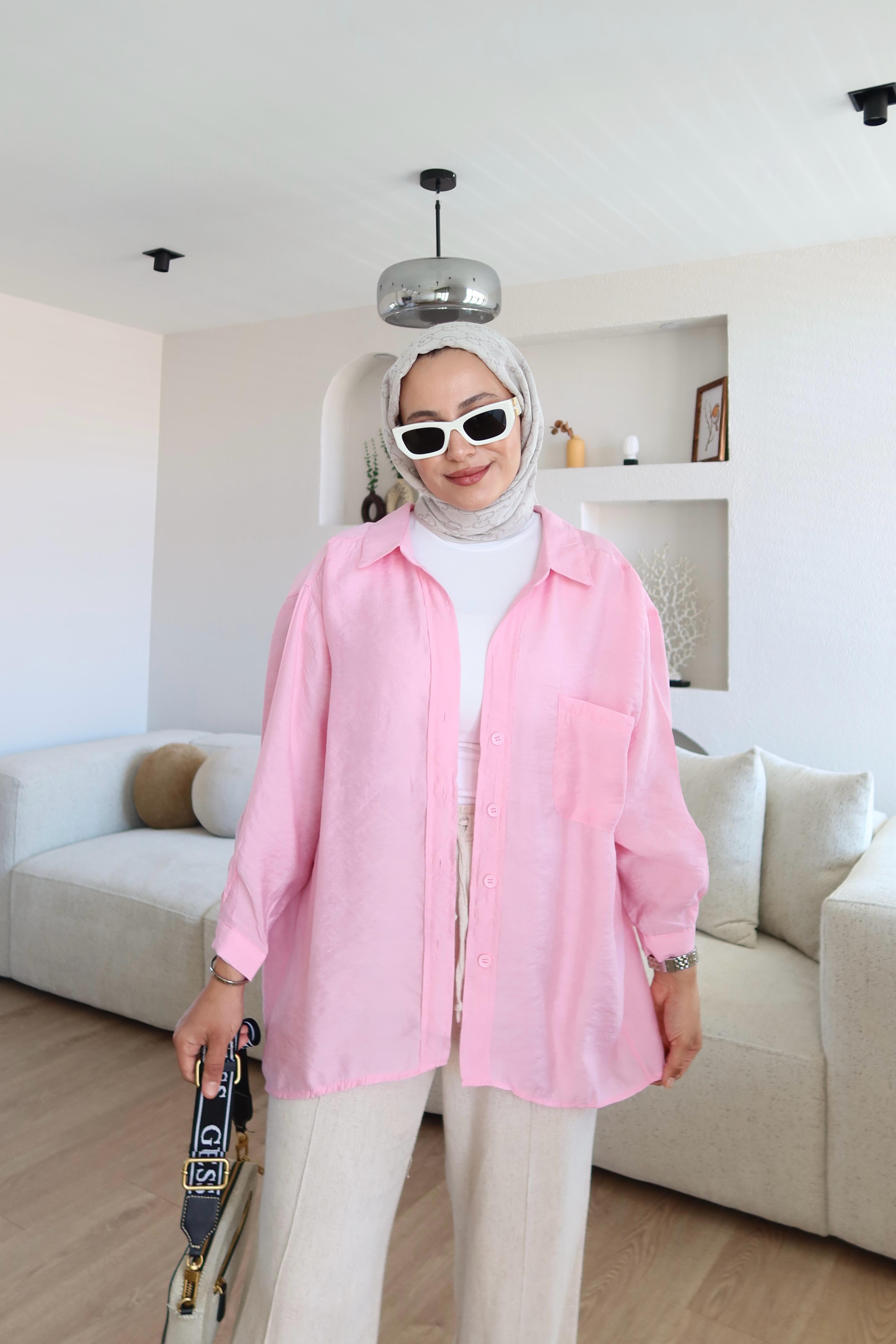Tensel Gömlek Pembe  main variant image