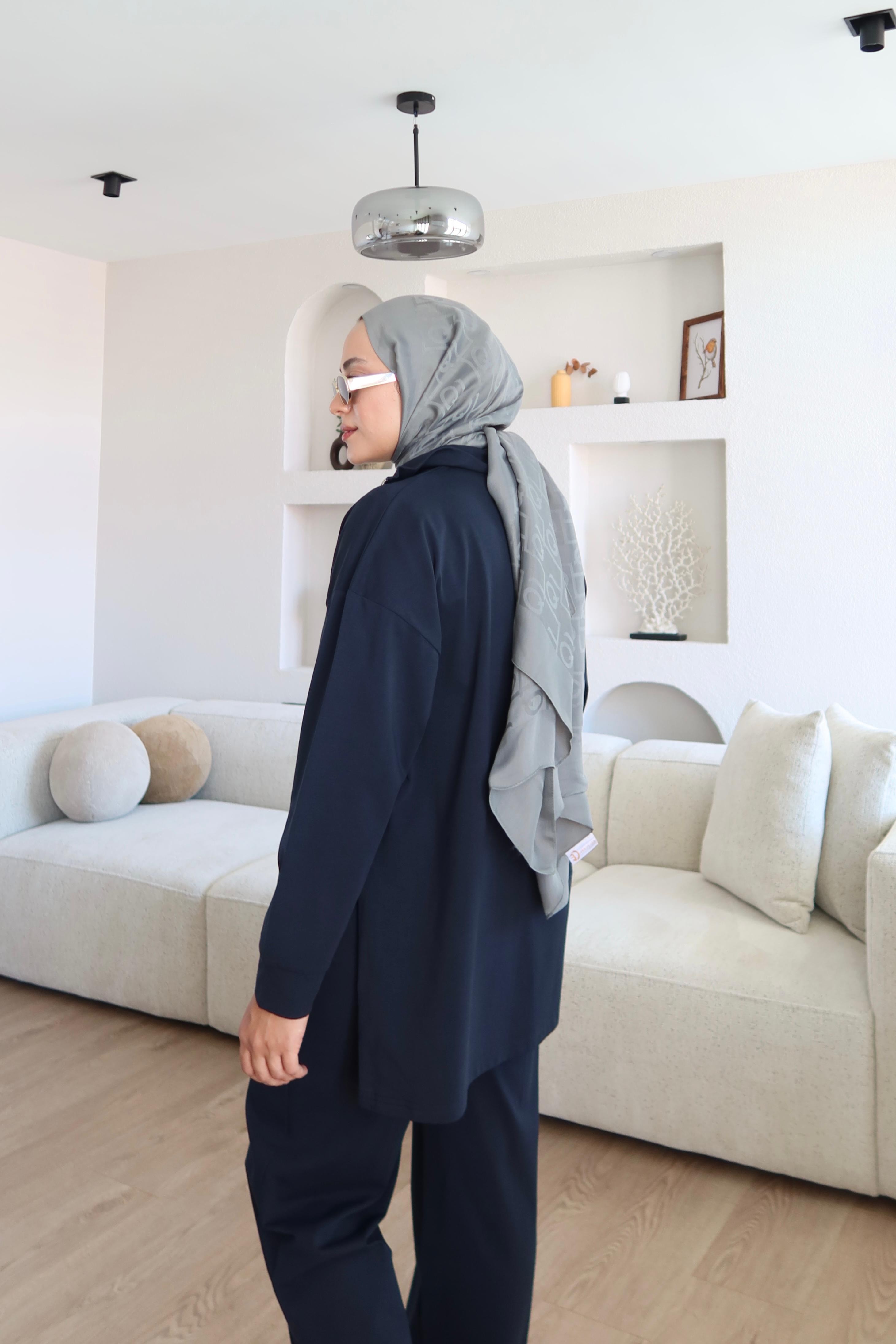 Fermuarlı Basic Üst Lacivert (Ön Sipariş)