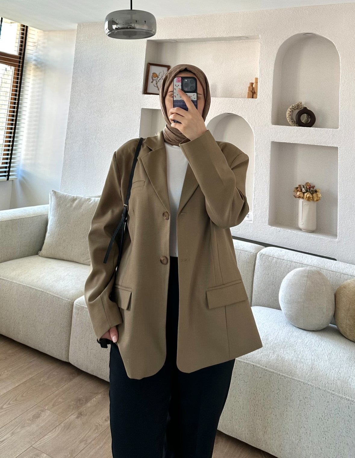 Oversize Premium Blazer Camel  image