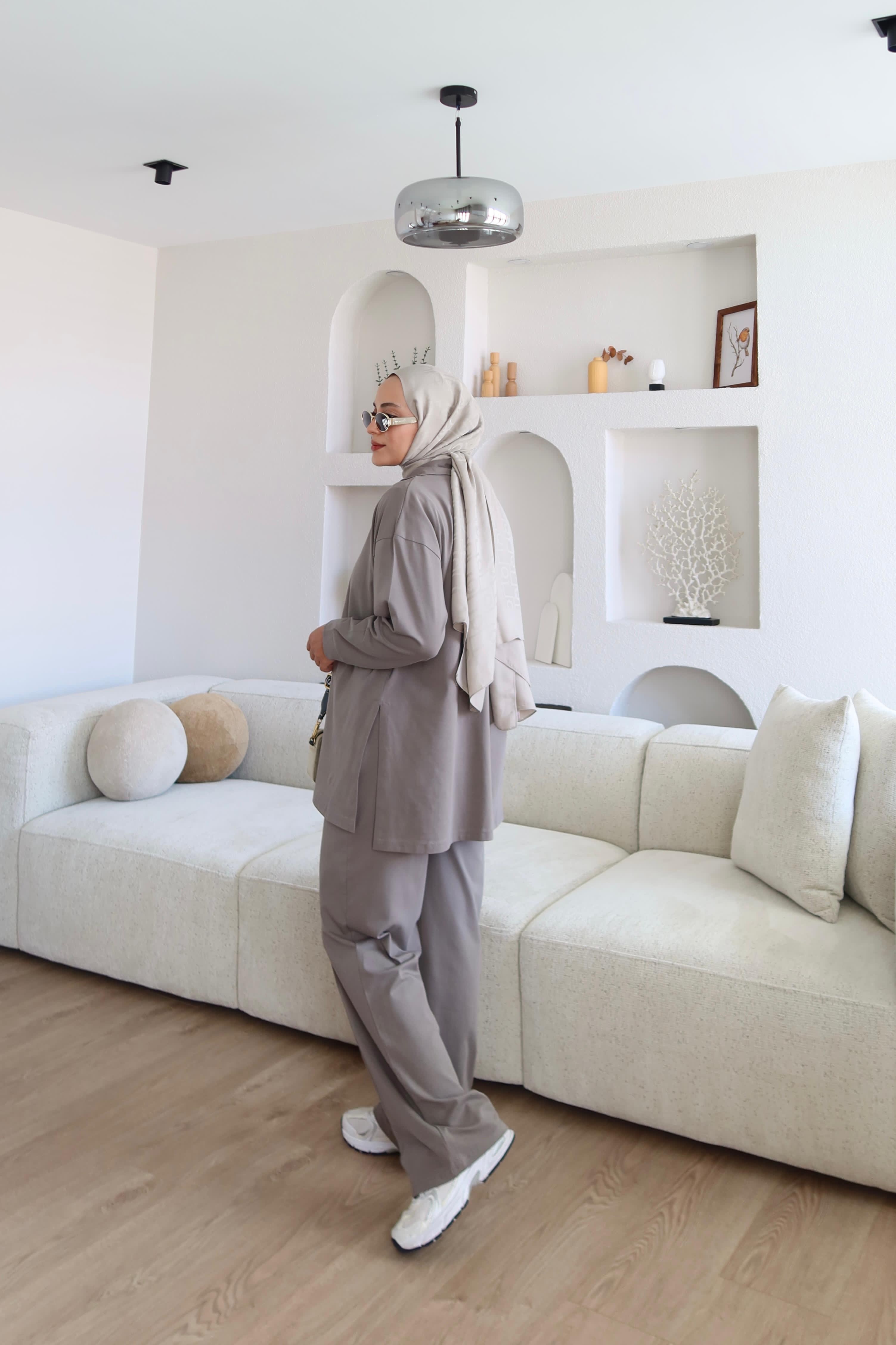 Fermuarlı Basic Takım K. Vizon (Ön Sipariş)